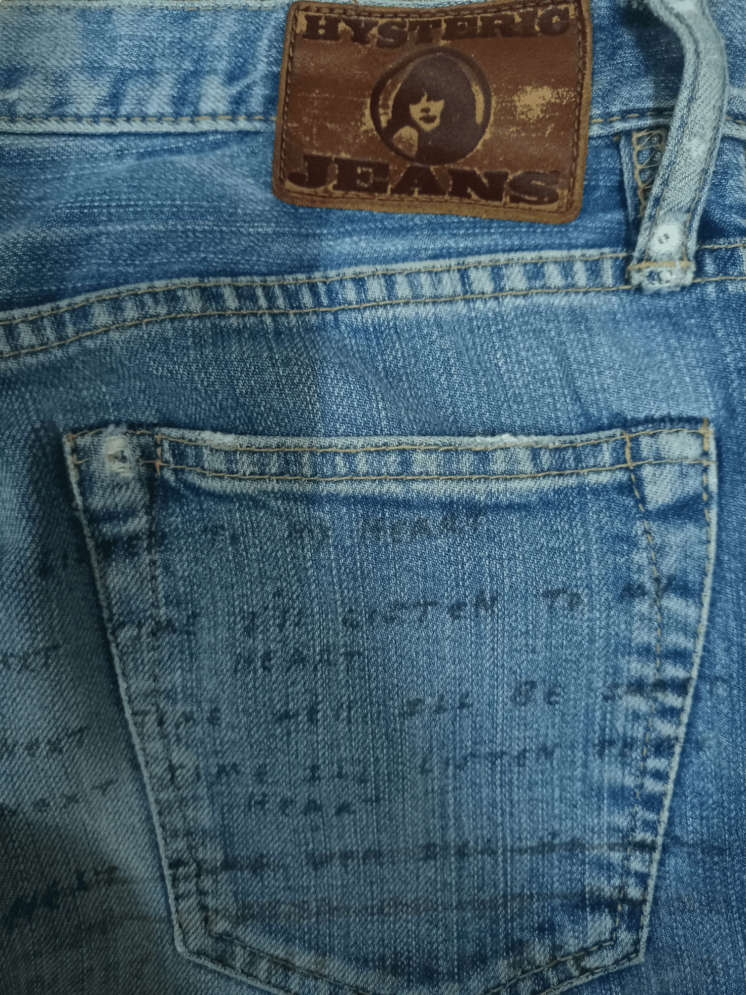 Hysteric Glamour Vintage Hysteric Glamour Ramones Studs Distressed Jeans Size US 27 - 12 Thumbnail