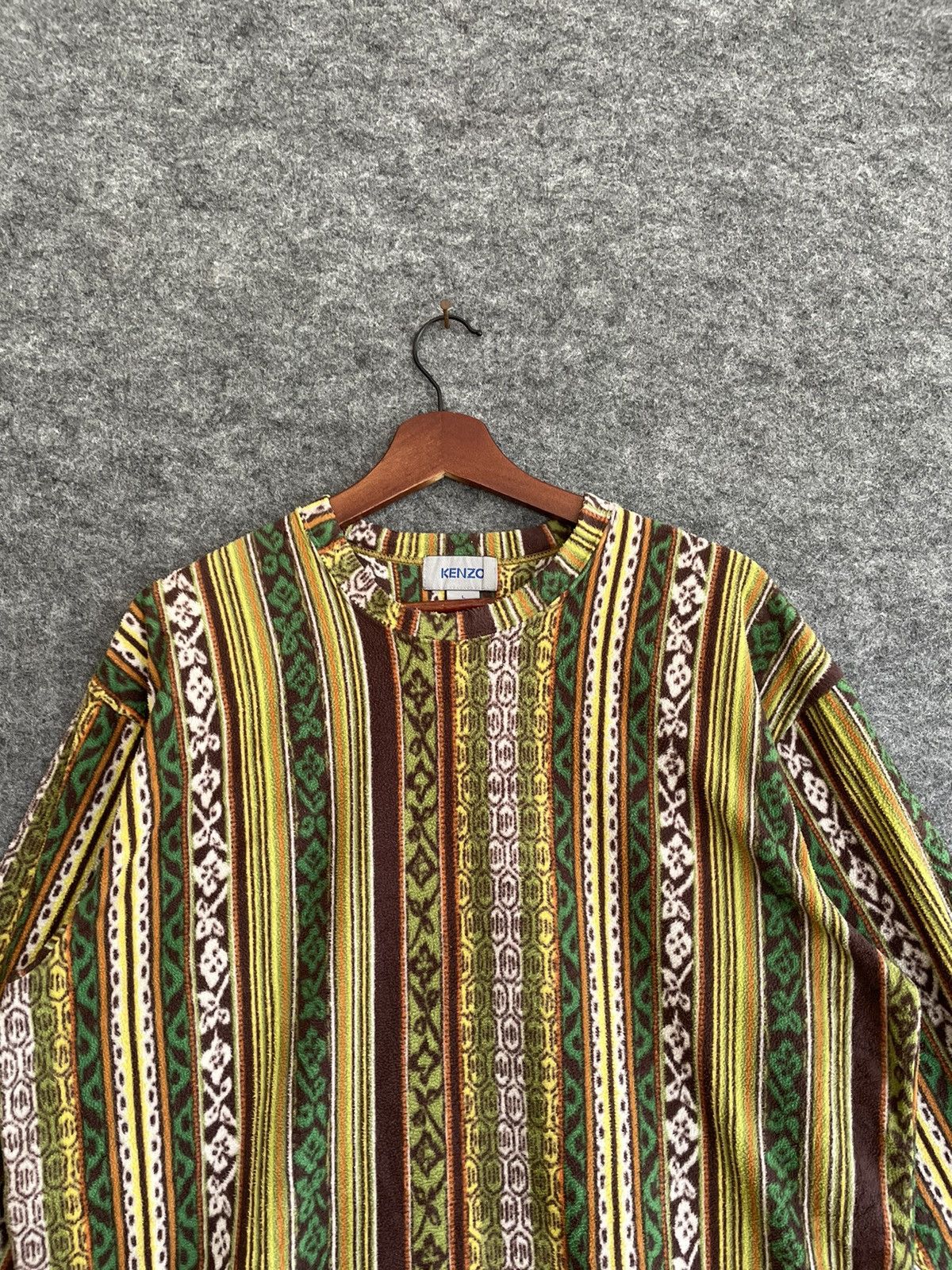 Kenzo KENZO OVERPRINTED SWEATSHIRT Size US L / EU 52-54 / 3 - 2 Thumbnail