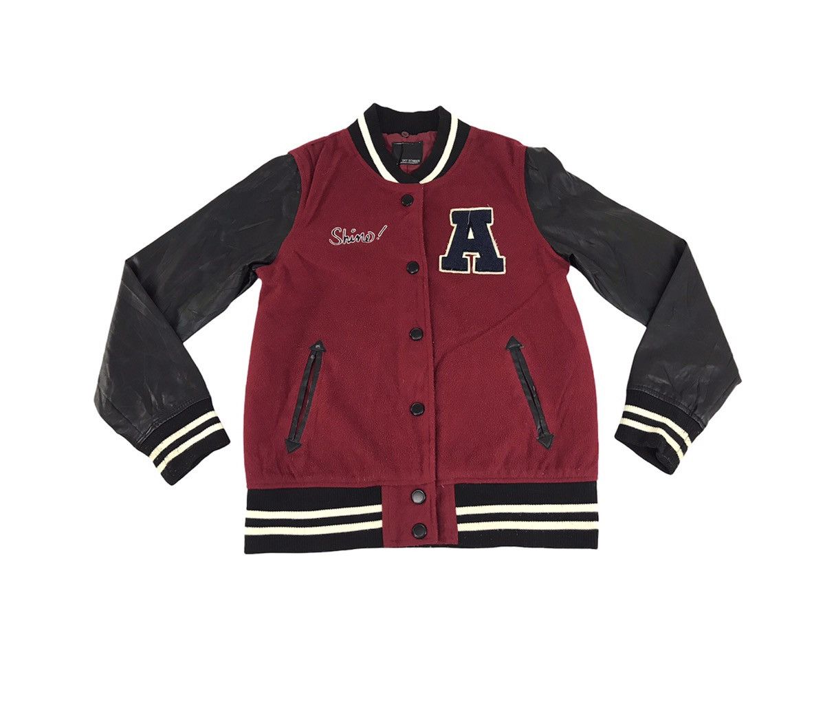 Japanese Brand Sky Bomber Shine Embroidery Big Logo A Varsity Jacket Size US S / EU 44-46 / 1 - 1 Thumbnail