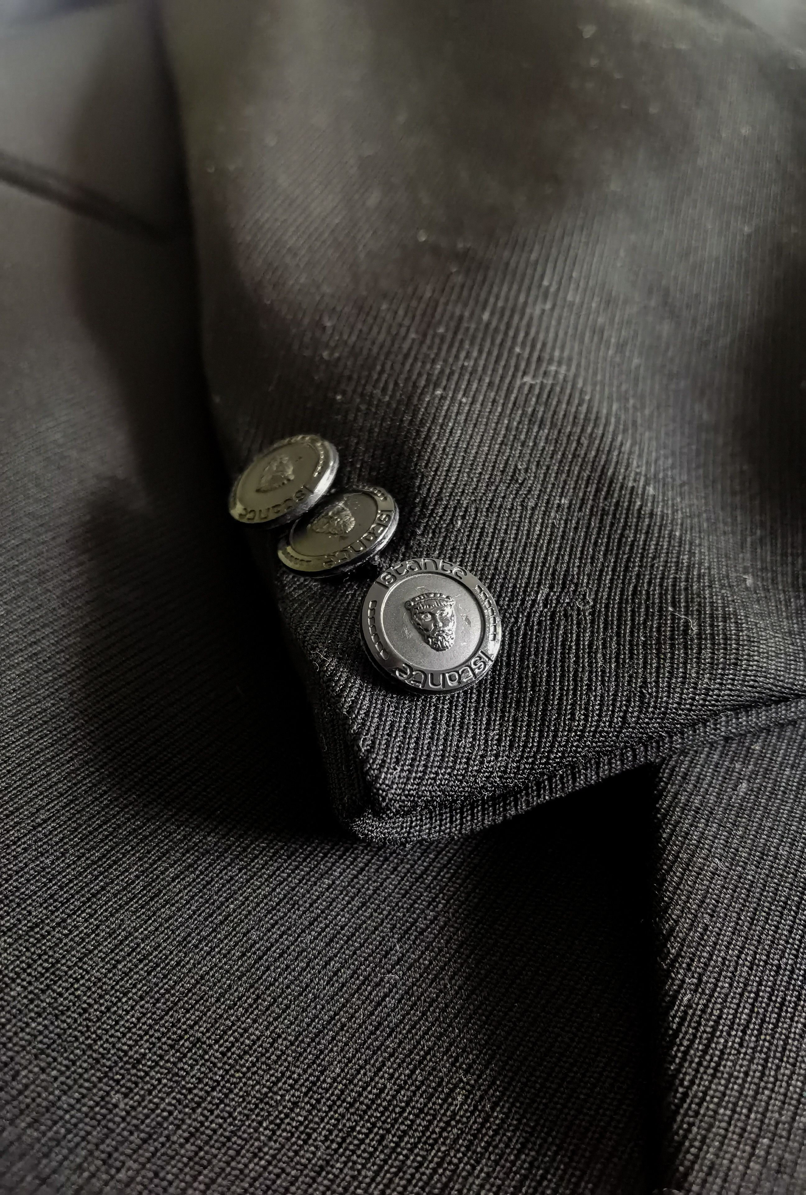 Versace Istante by Gianni Versace Black Blazer 46 Size 46R - 3 Thumbnail