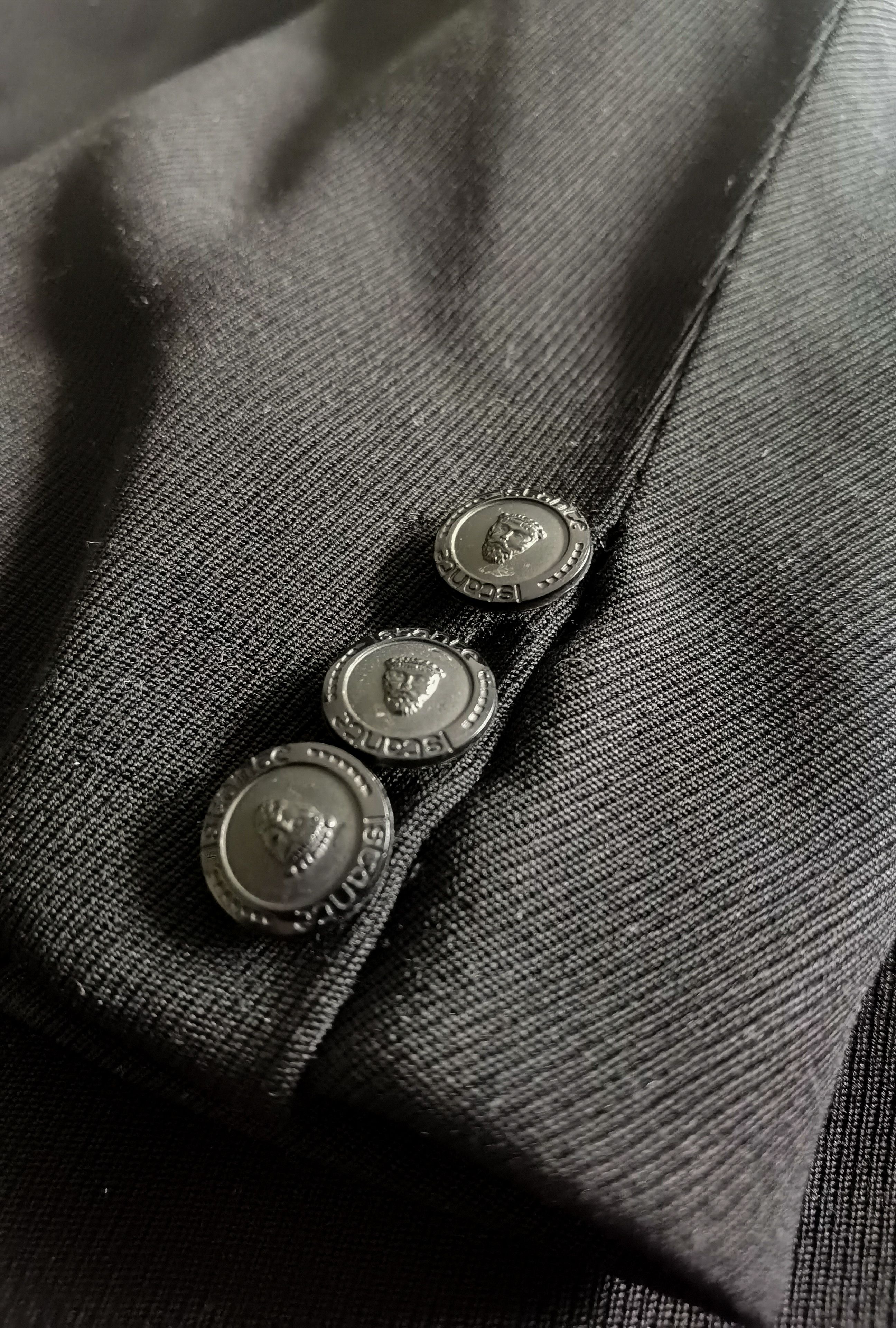 Versace Istante by Gianni Versace Black Blazer 46 Size 46R - 4 Thumbnail