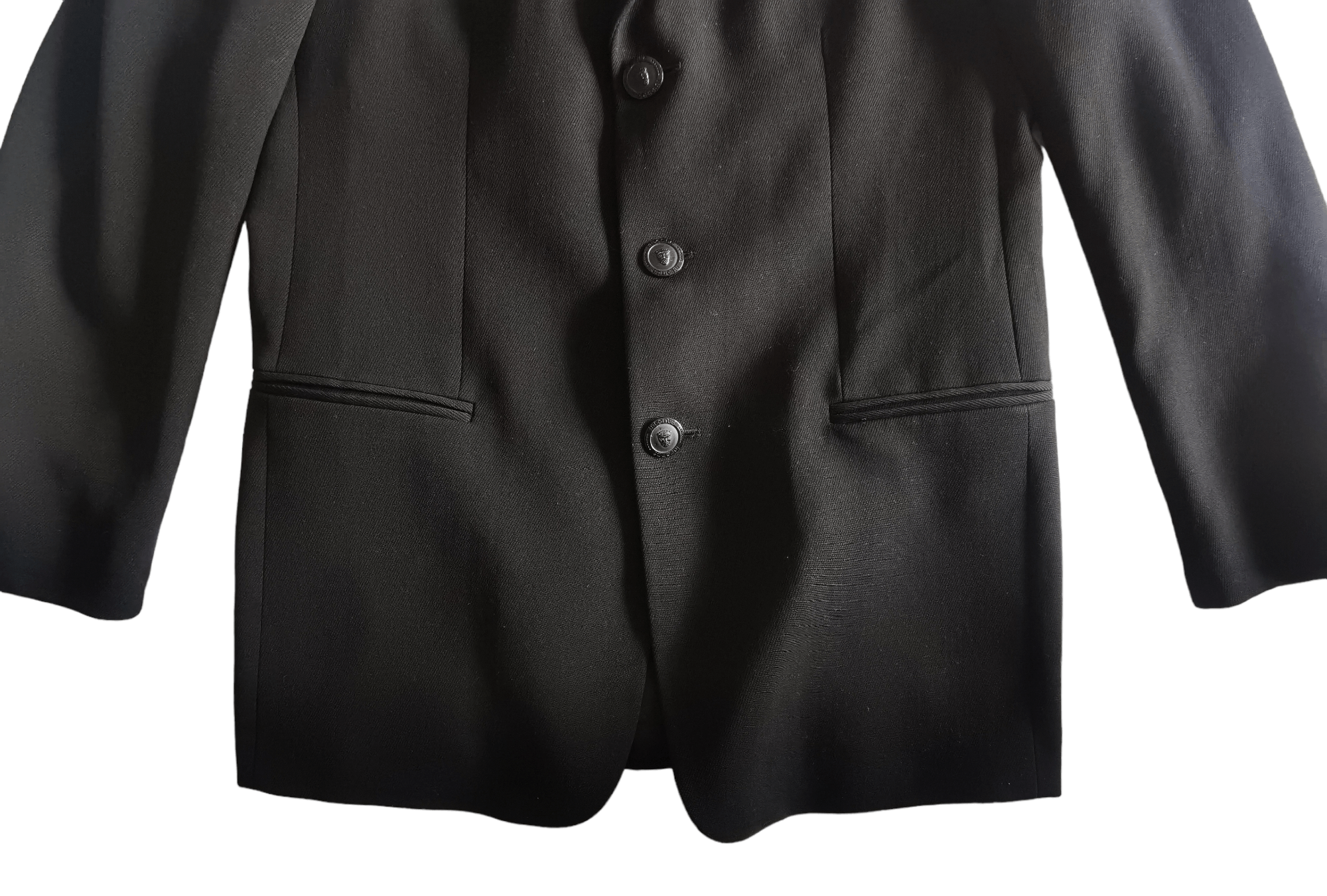 Versace Istante by Gianni Versace Black Blazer 46 Size 46R - 6 Thumbnail