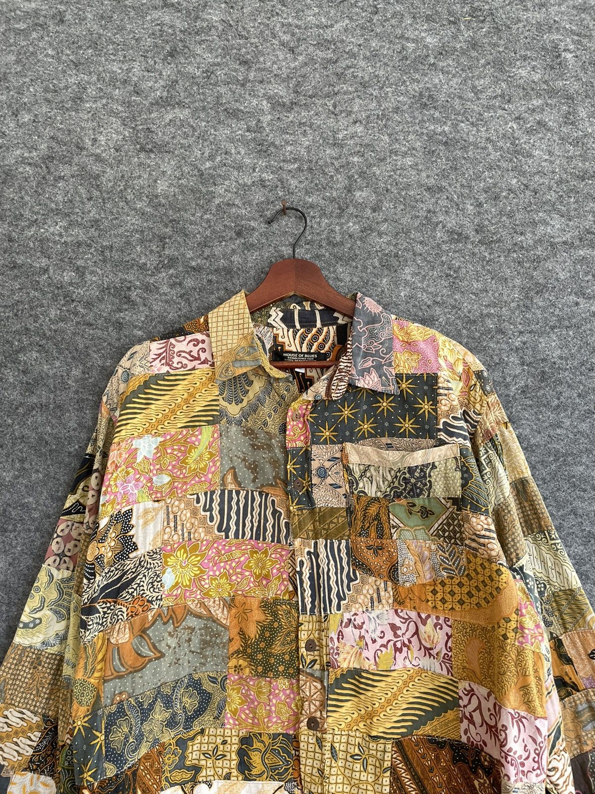 Japanese Brand HOUSE OF BLUES PATCHWORK BORO SHIRT Size US M / EU 48-50 / 2 - 2 Thumbnail