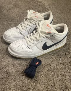 Nike Nike SB Dunk Low Orange Label White Navy | Grailed