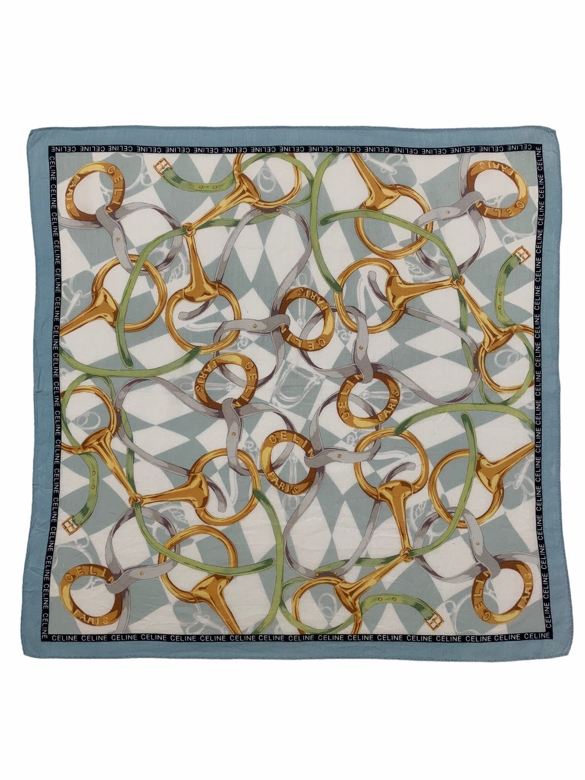 Celine Vintage Celine Bandana Handkerchief Neckerchief Turban Size ONE SIZE - 2 Thumbnail