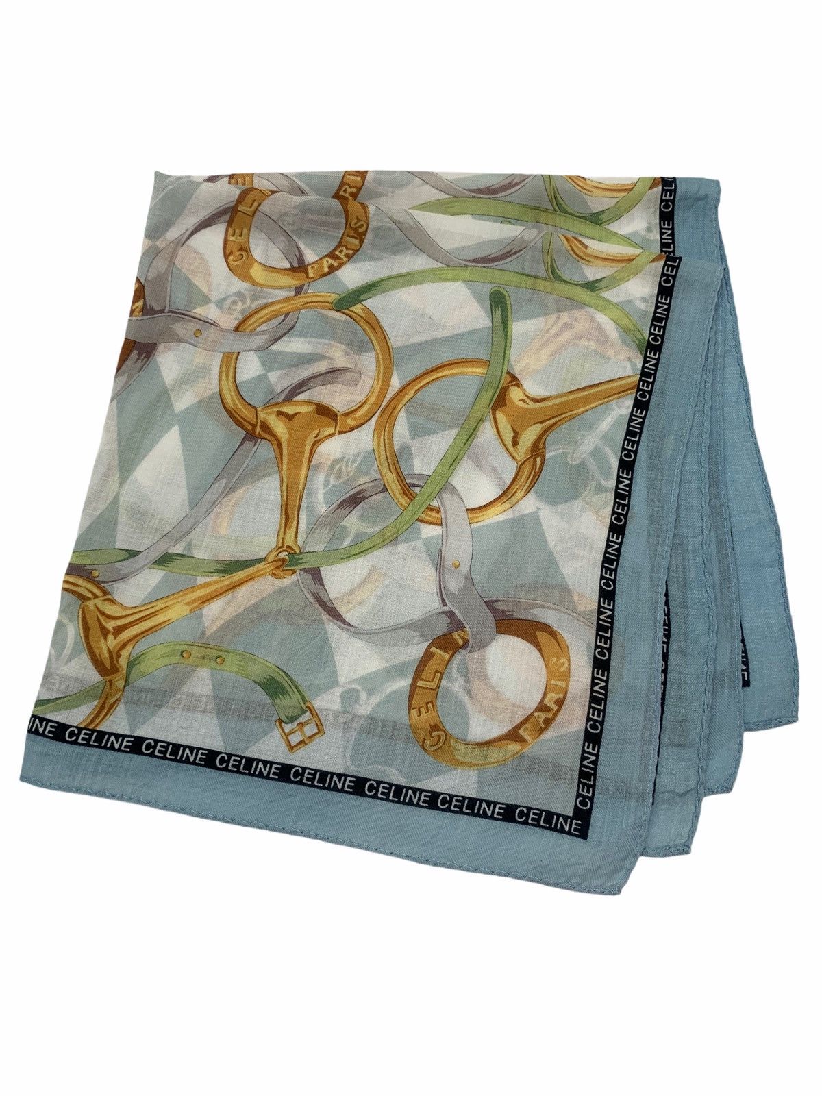 Celine Vintage Celine Bandana Handkerchief Neckerchief Turban Size ONE SIZE - 1 Thumbnail