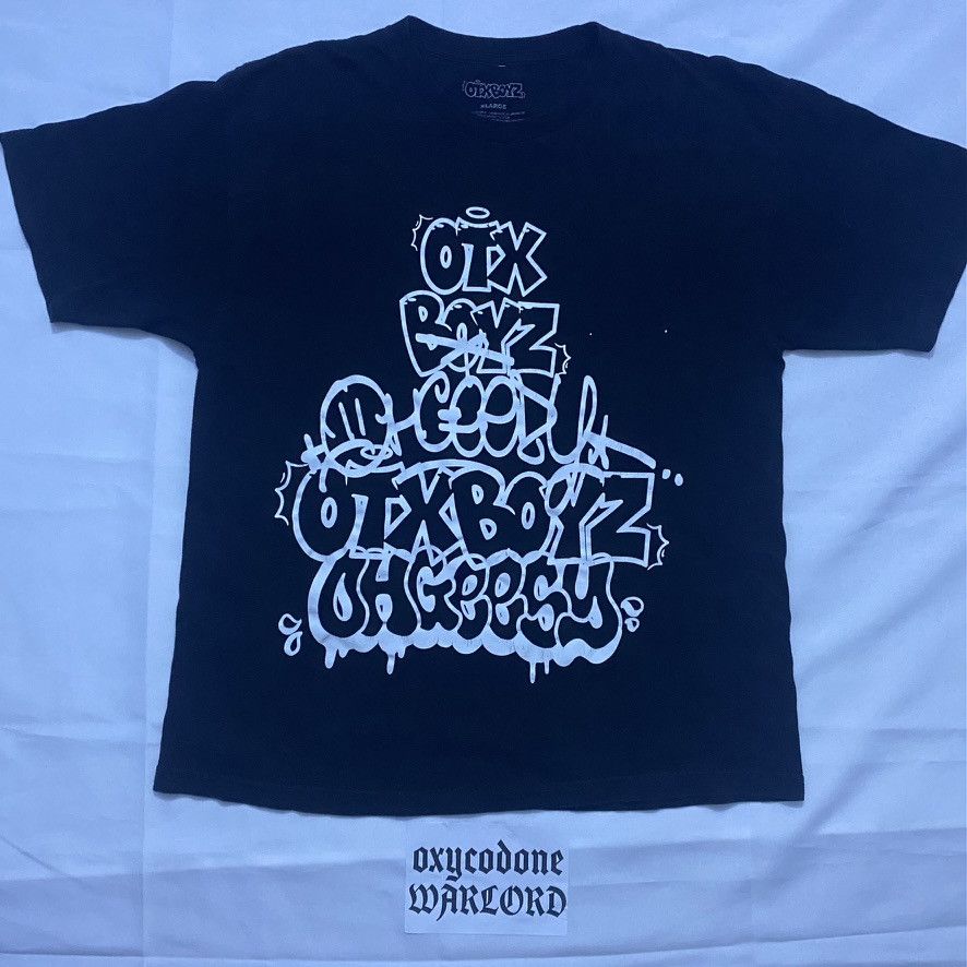 Rap Tees SHORELINE MAFIA OTXBOYZ THROWIE TEE GRAFFITI