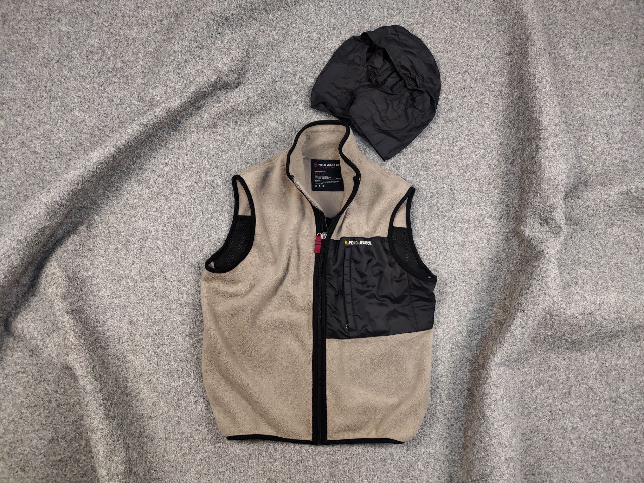 Polo Ralph Lauren Vintage 90's Ralph Lauren Polo Co Fleece Zip Removable Hood Size US S / EU 44-46 / 1 - 1 Thumbnail