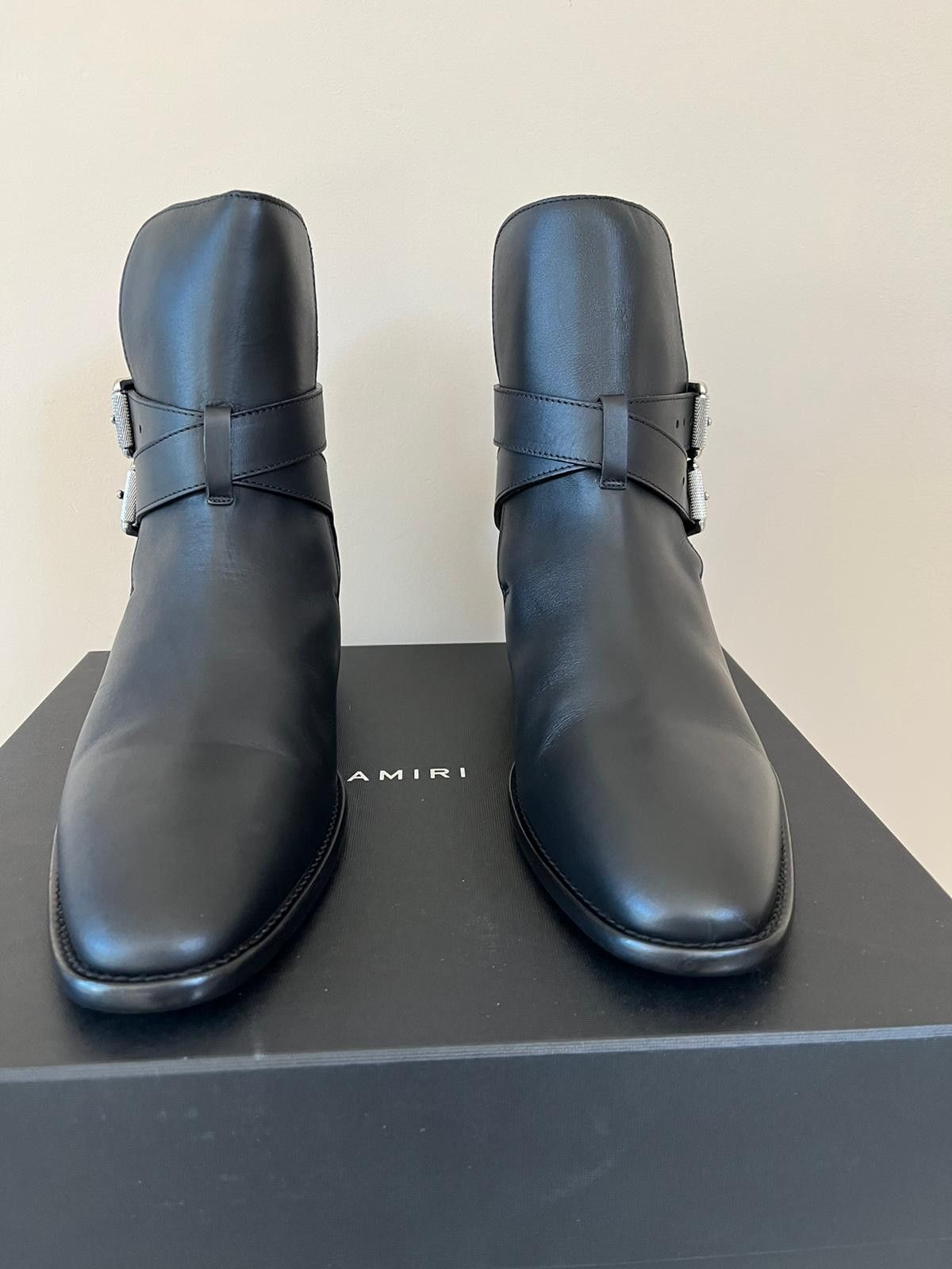 Amiri Calf Buckle Boot in Black Size US 11 / EU 44 - 12 Thumbnail