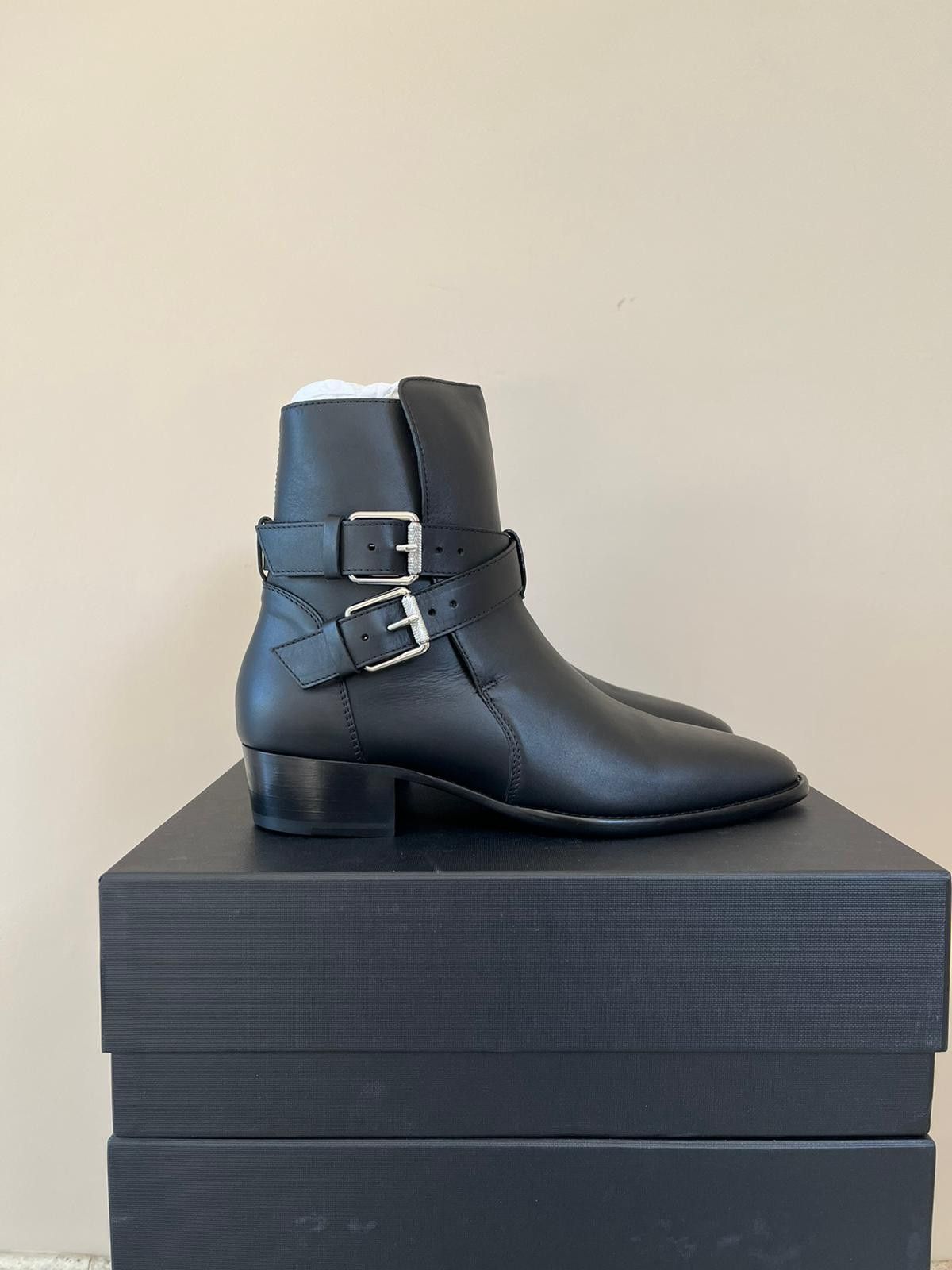 Amiri Calf Buckle Boot in Black Size US 11 / EU 44 - 2 Thumbnail