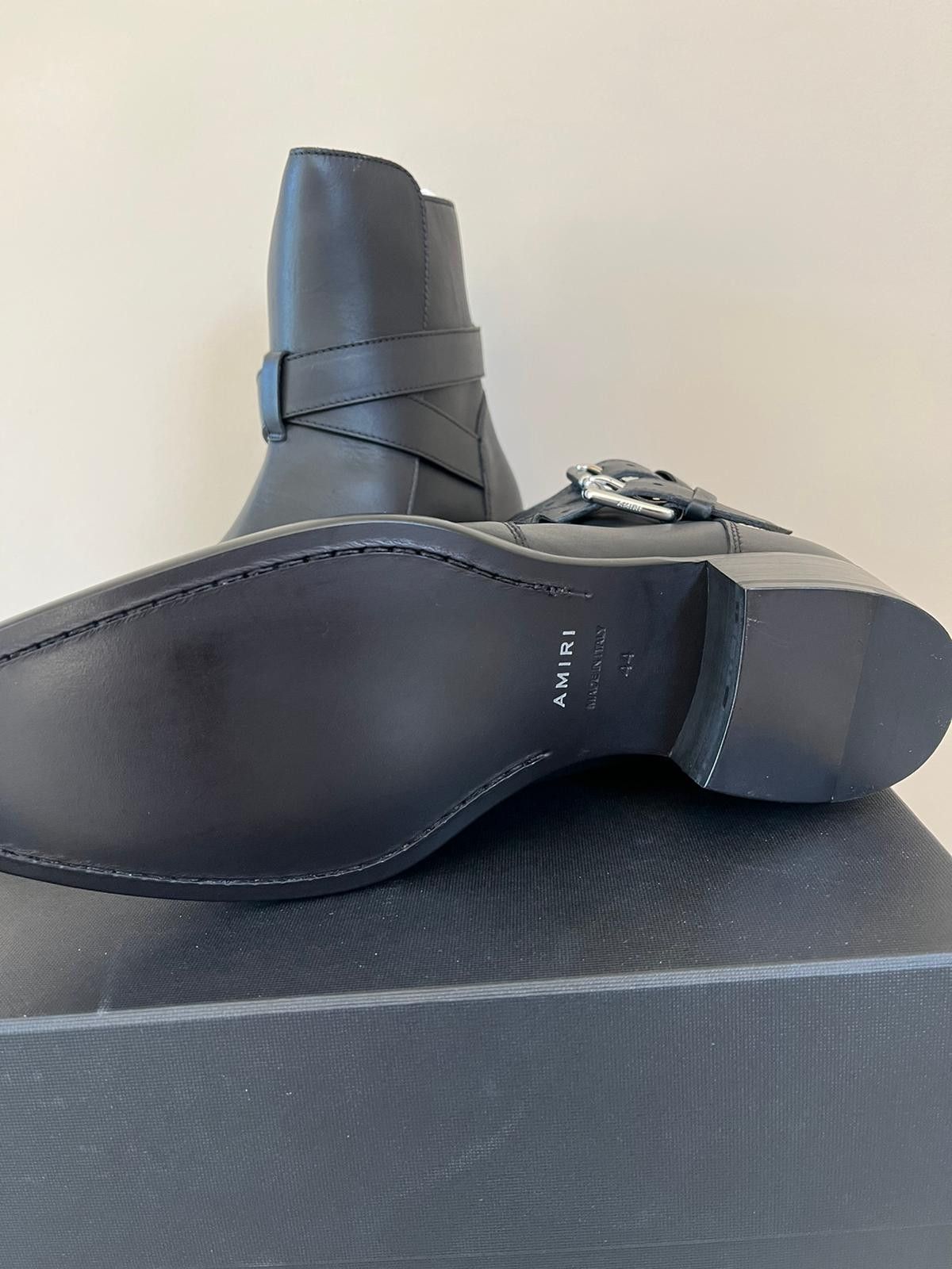 Amiri Calf Buckle Boot in Black Size US 11 / EU 44 - 16 Thumbnail