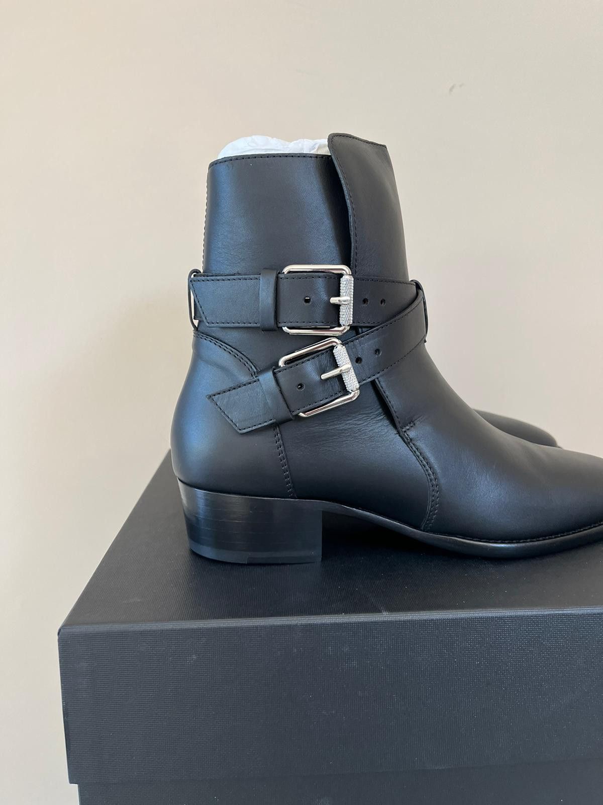 Amiri Calf Buckle Boot in Black Size US 11 / EU 44 - 4 Thumbnail