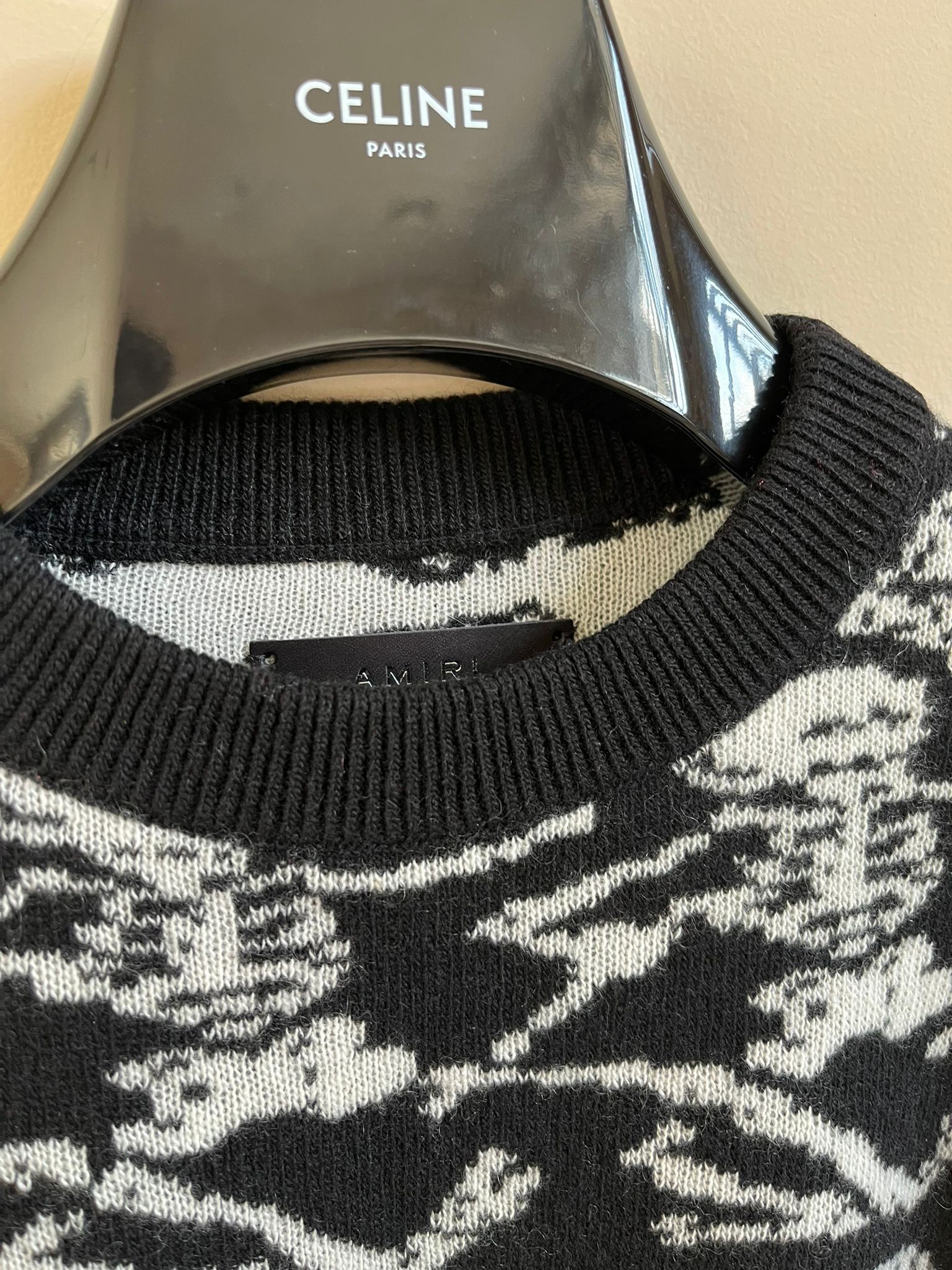 Amiri Sweatshirt in Black & White Size US M / EU 48-50 / 2 - 5 Thumbnail