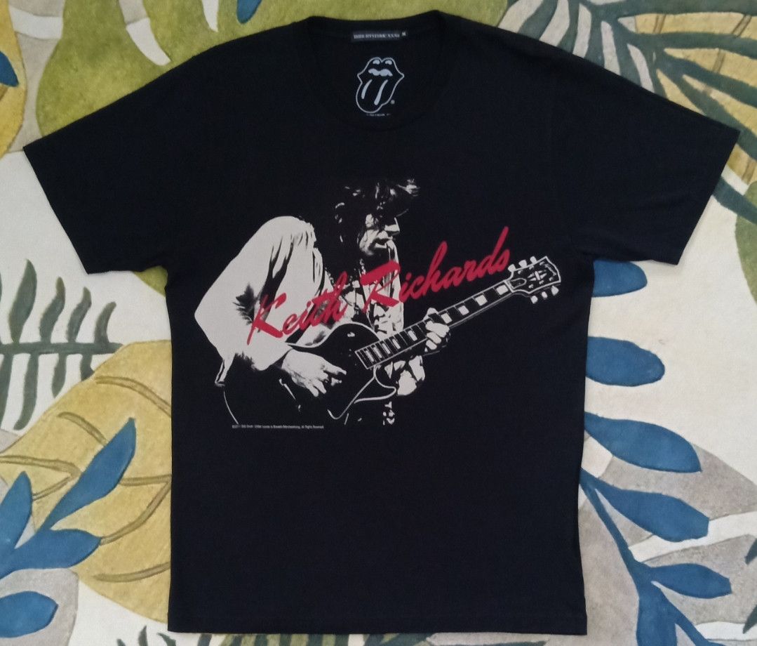 Hysteric Glamour × Japanese Brand × The Rolling Stones Hysteric Glamour x Keith Richards The Rolling Stones T-shirt Size US M / EU 48-50 / 2 - 3 Thumbnail