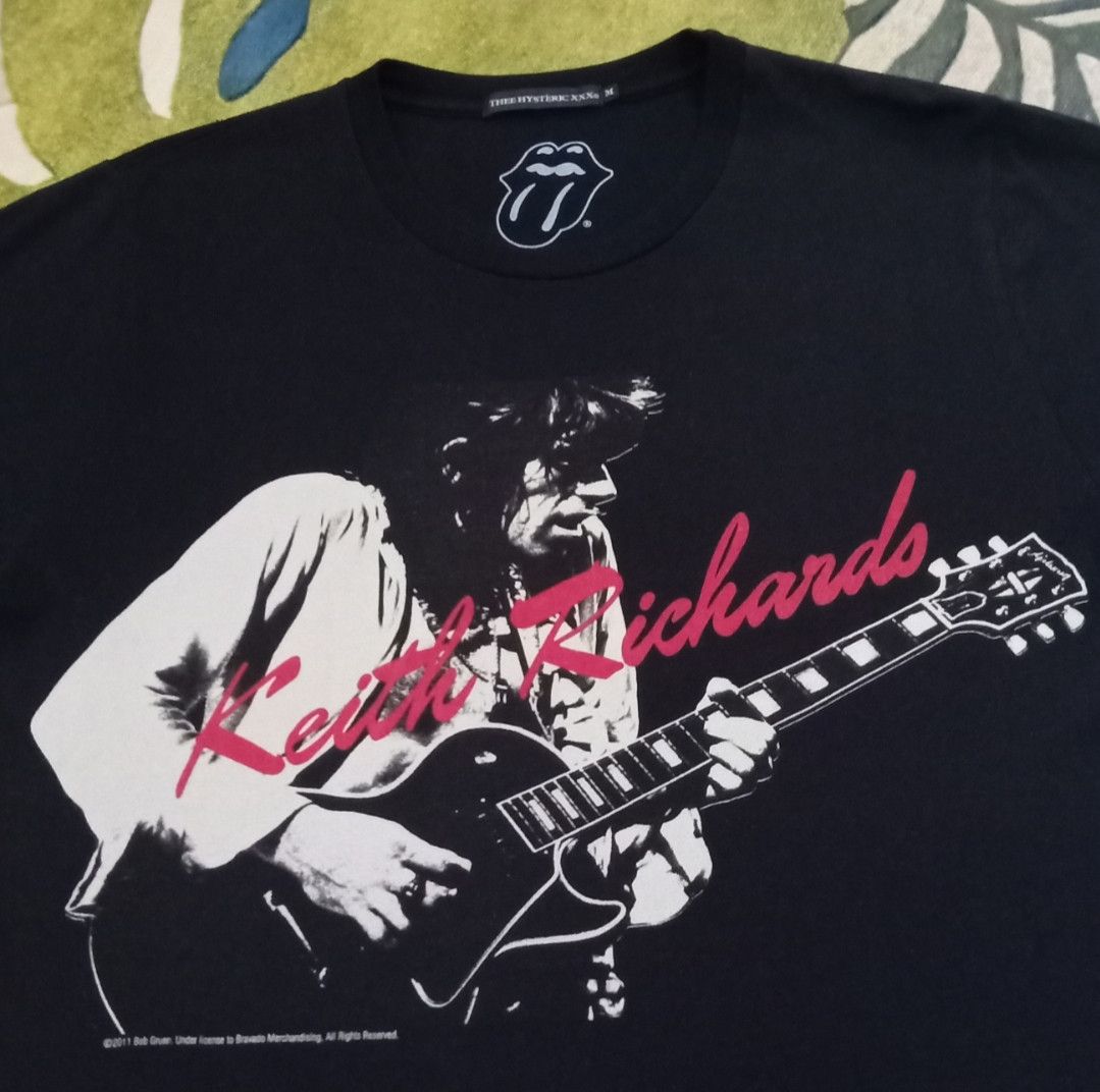 Hysteric Glamour × Japanese Brand × The Rolling Stones Hysteric Glamour x Keith Richards The Rolling Stones T-shirt Size US M / EU 48-50 / 2 - 4 Thumbnail