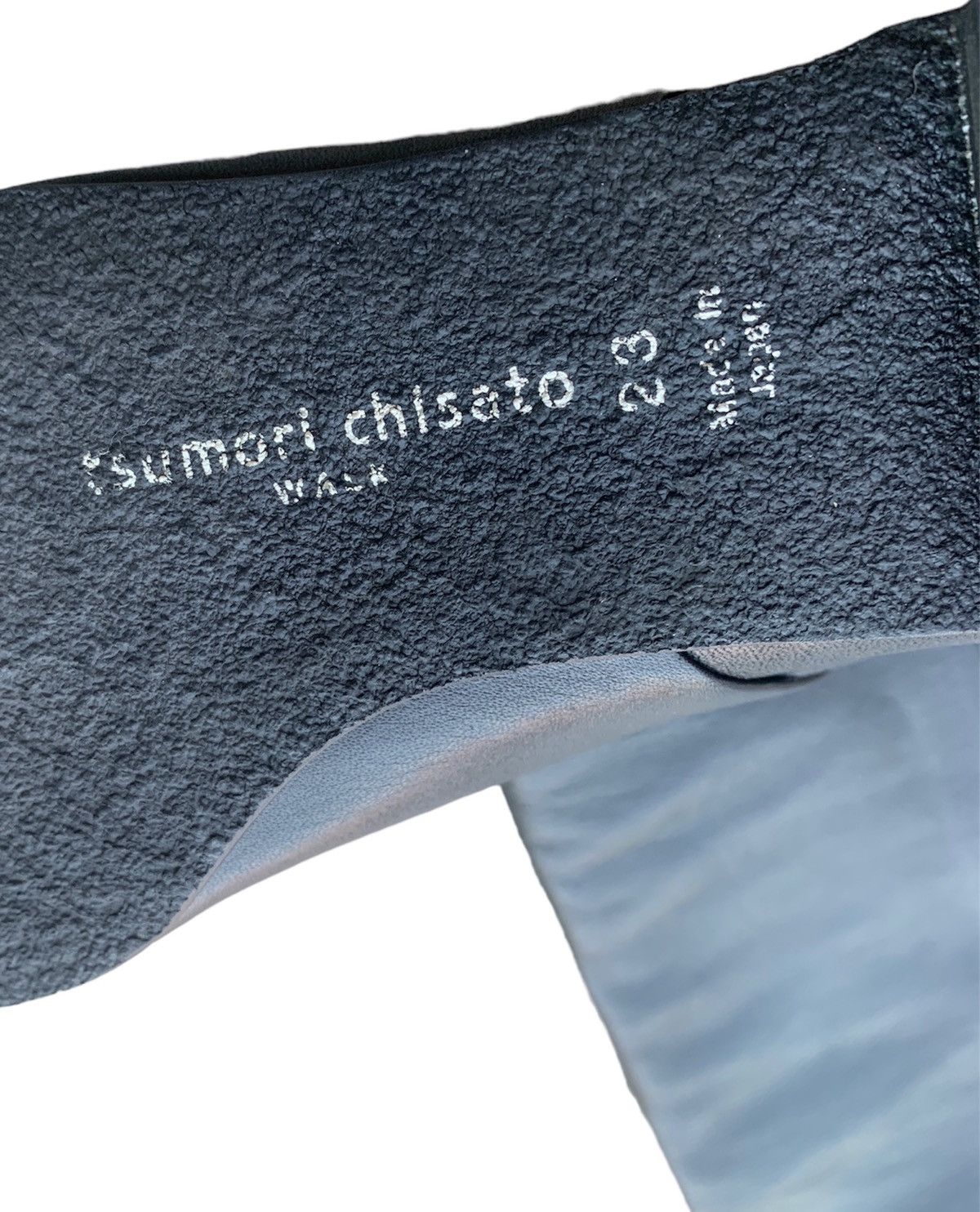 Issey Miyake VINTAGE TSUMORI CHISATO JAPAN LEATHER BOOTS MADE IN JAPAN Size US 6.5 / IT 36.5 - 4 Thumbnail