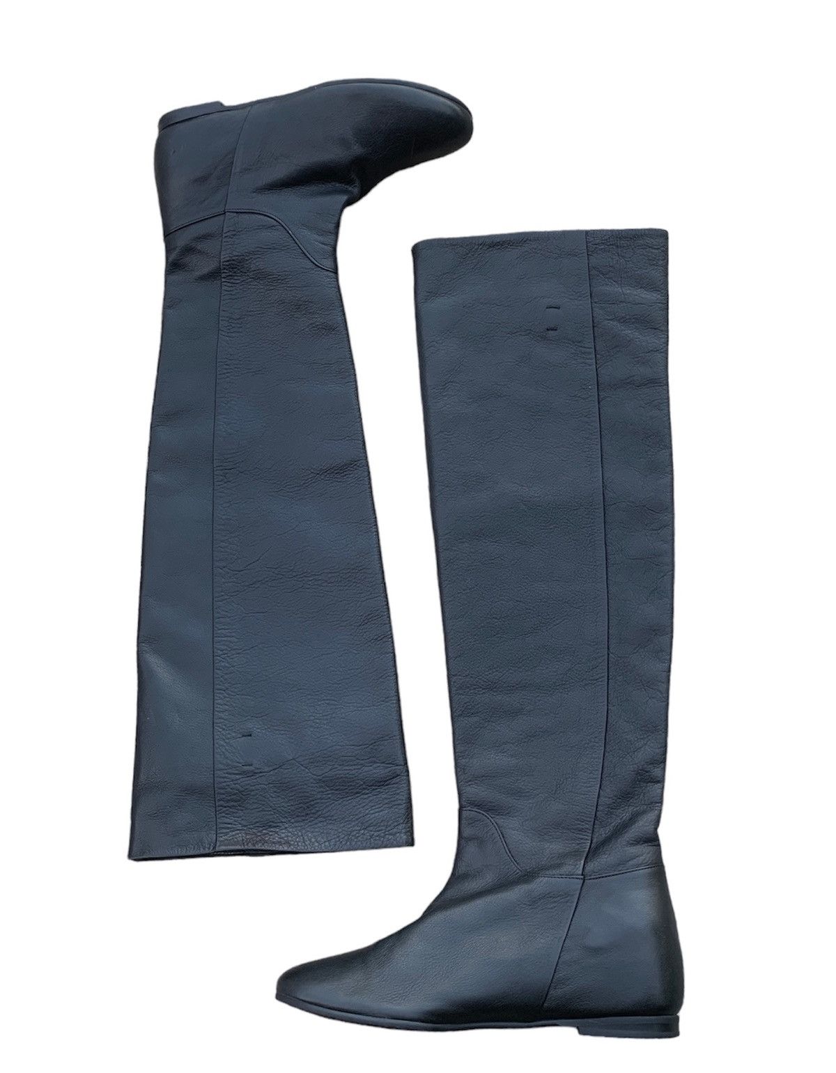 Issey Miyake VINTAGE TSUMORI CHISATO JAPAN LEATHER BOOTS MADE IN JAPAN Grailed