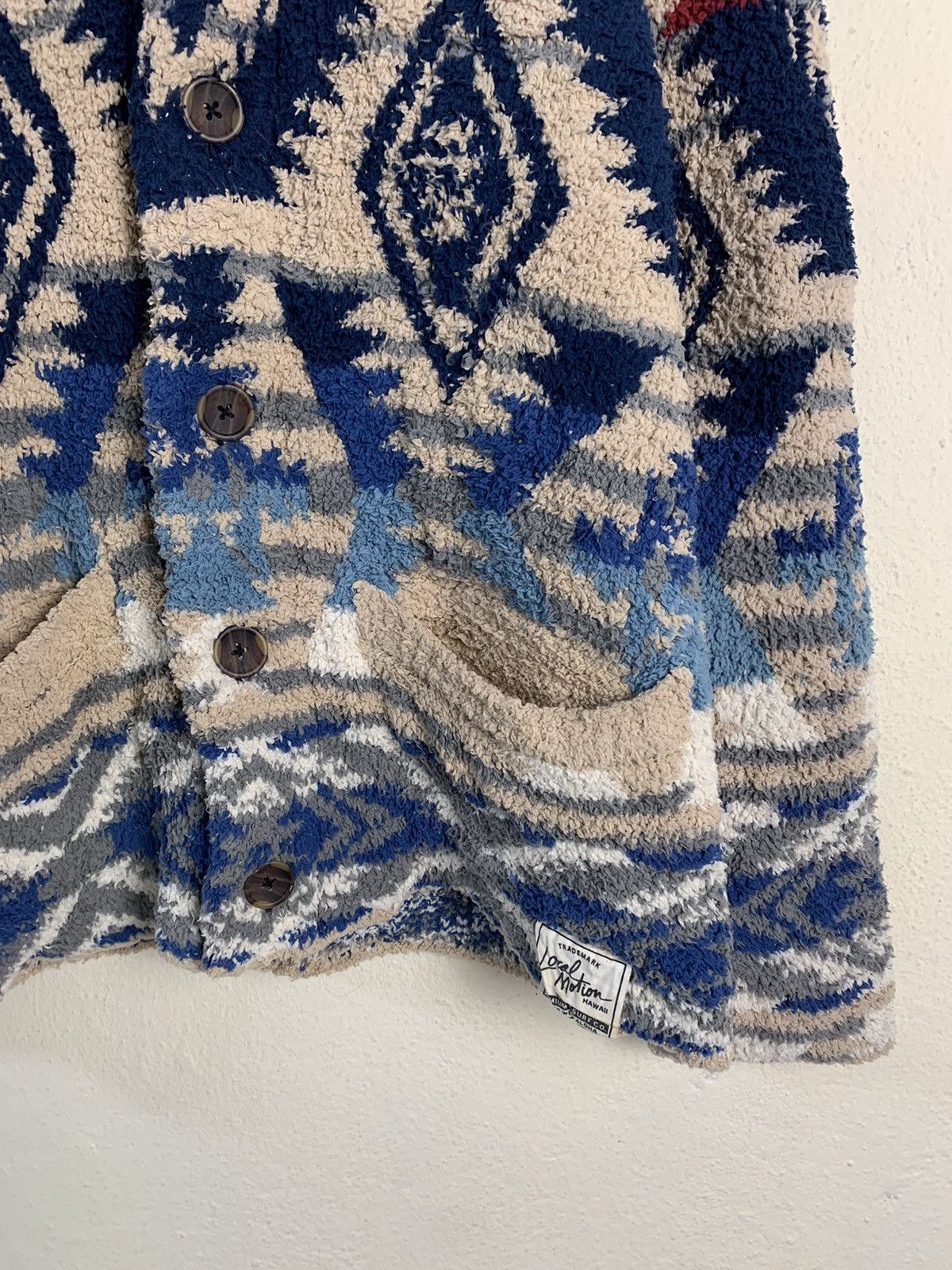 Japanese Brand Local Motion Aztech Navajo Fleece Jacket Size US M / EU 48-50 / 2 - 2 Thumbnail