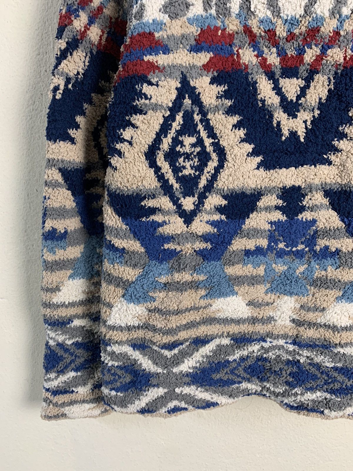 Japanese Brand Local Motion Aztech Navajo Fleece Jacket Size US M / EU 48-50 / 2 - 10 Thumbnail