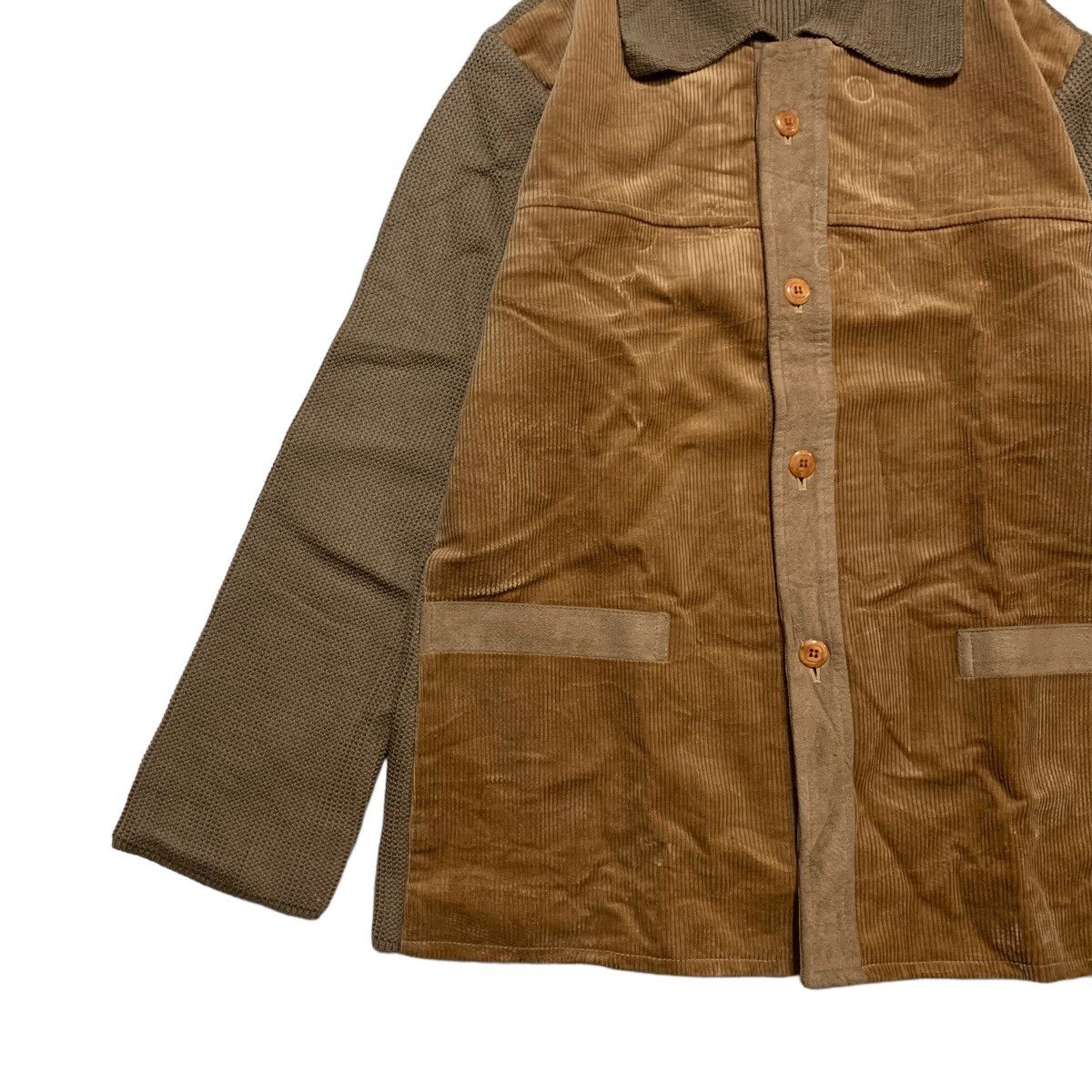 Pierre Cardin Pierre Cardin x Samedi Dimanche Half Corduroy Jacket Size US M / EU 48-50 / 2 - 2 Thumbnail