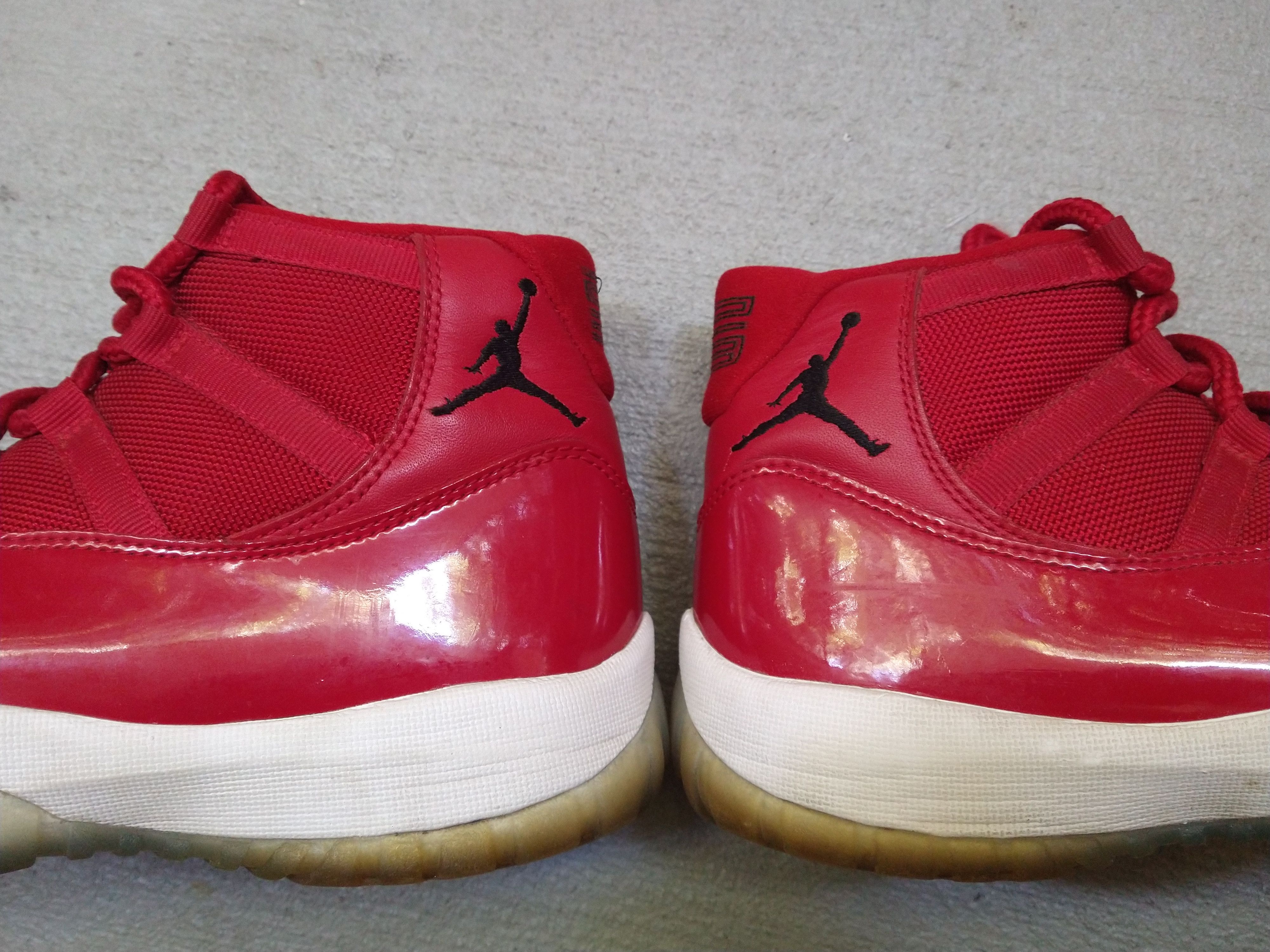 Jordan Brand Nike Air Jordan 11 Retro Win Like 96 Size 9 Red 378037-623 Size US 9 / EU 42 - 7 Thumbnail