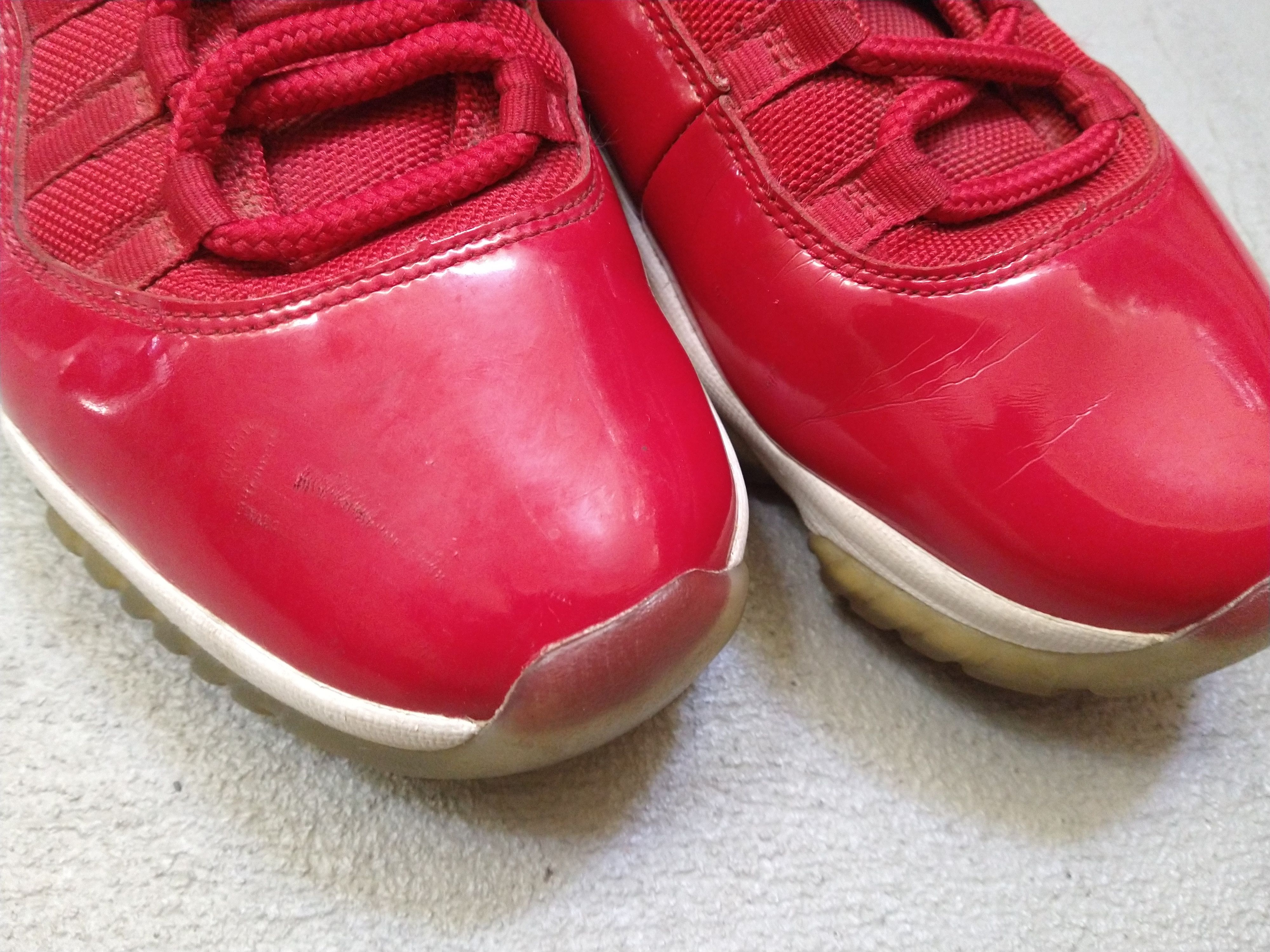 Jordan Brand Nike Air Jordan 11 Retro Win Like 96 Size 9 Red 378037-623 Size US 9 / EU 42 - 4 Thumbnail