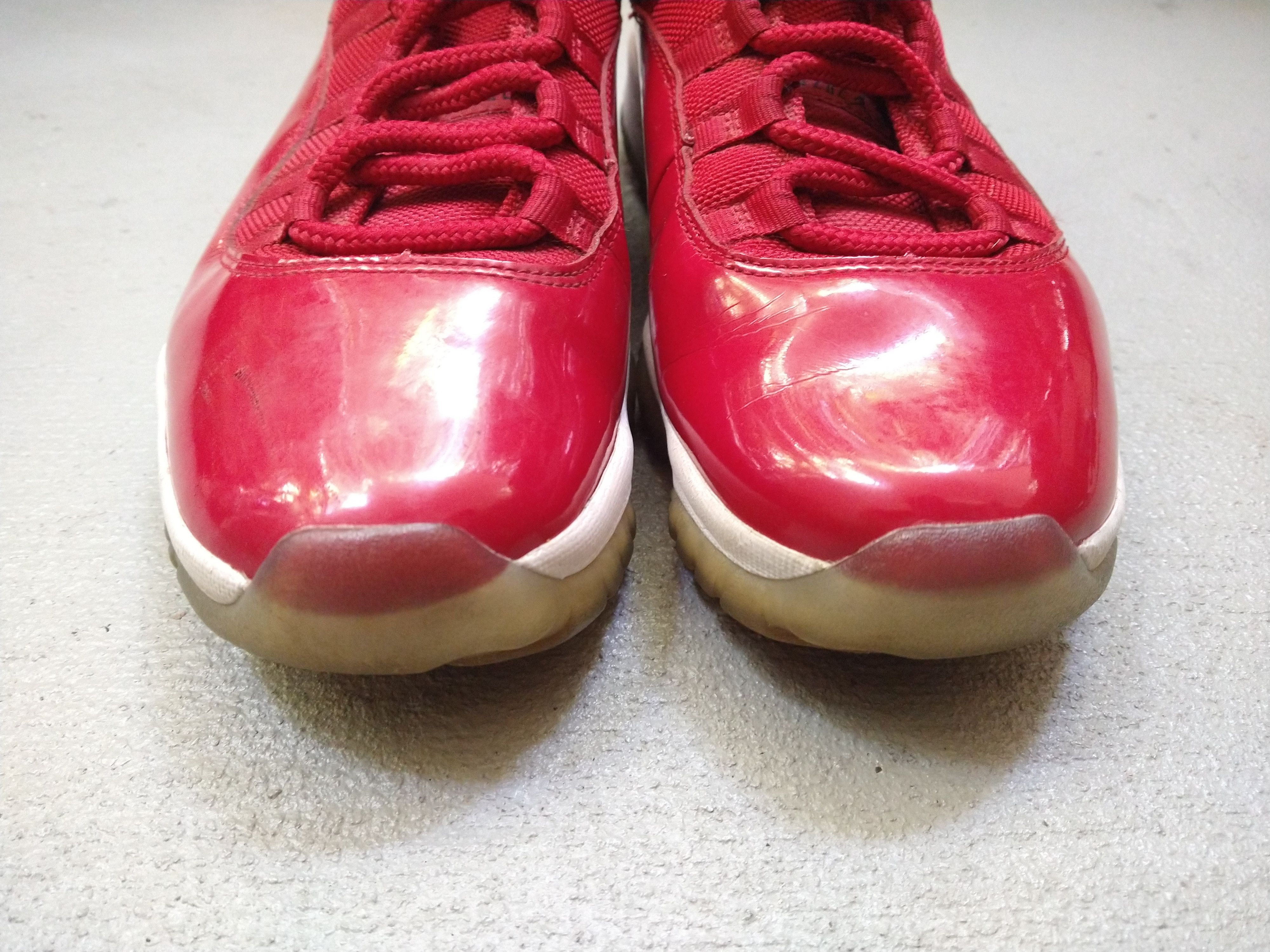 Jordan Brand Nike Air Jordan 11 Retro Win Like 96 Size 9 Red 378037-623 Size US 9 / EU 42 - 2 Thumbnail