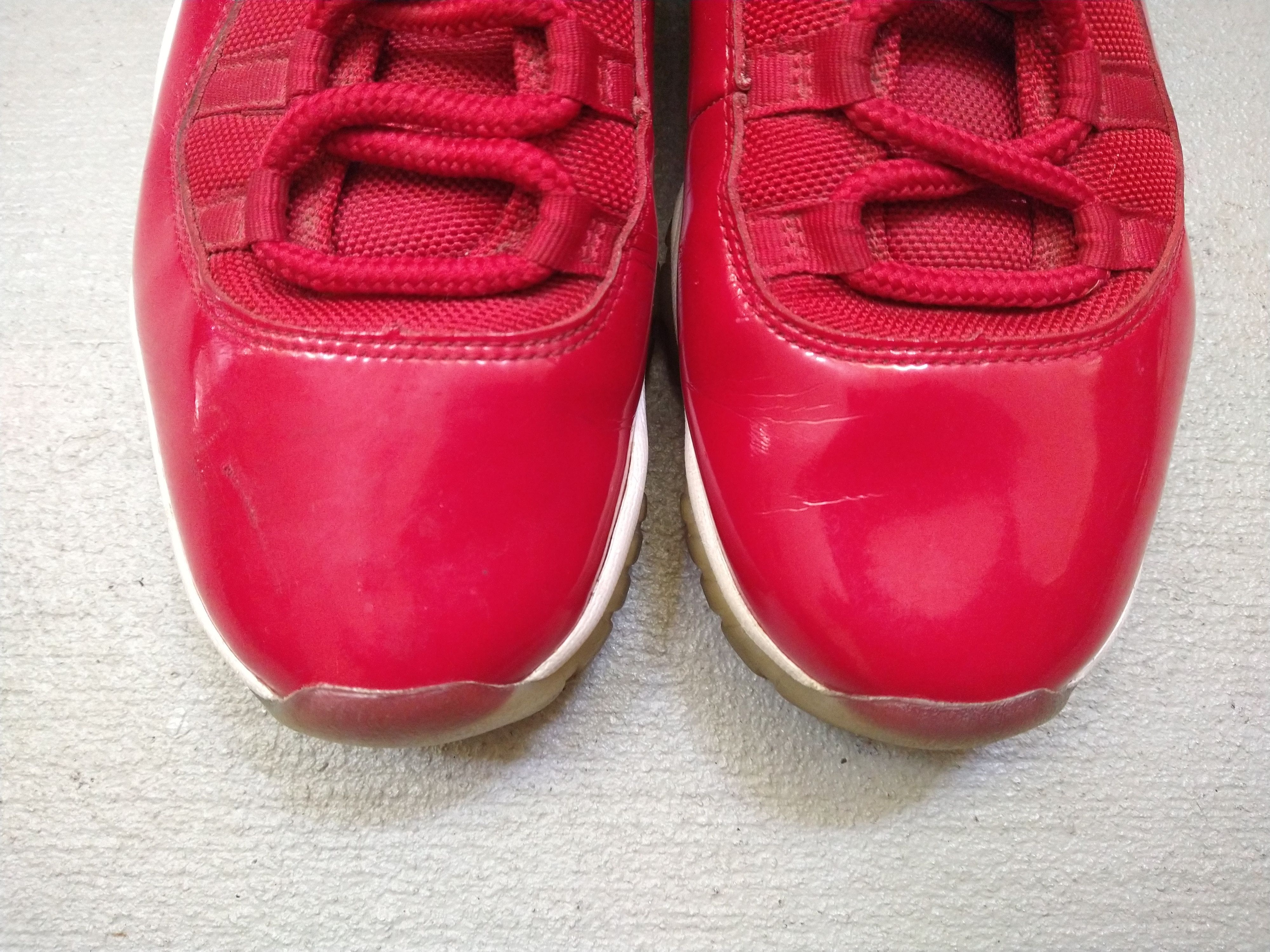Jordan Brand Nike Air Jordan 11 Retro Win Like 96 Size 9 Red 378037-623 Size US 9 / EU 42 - 3 Thumbnail
