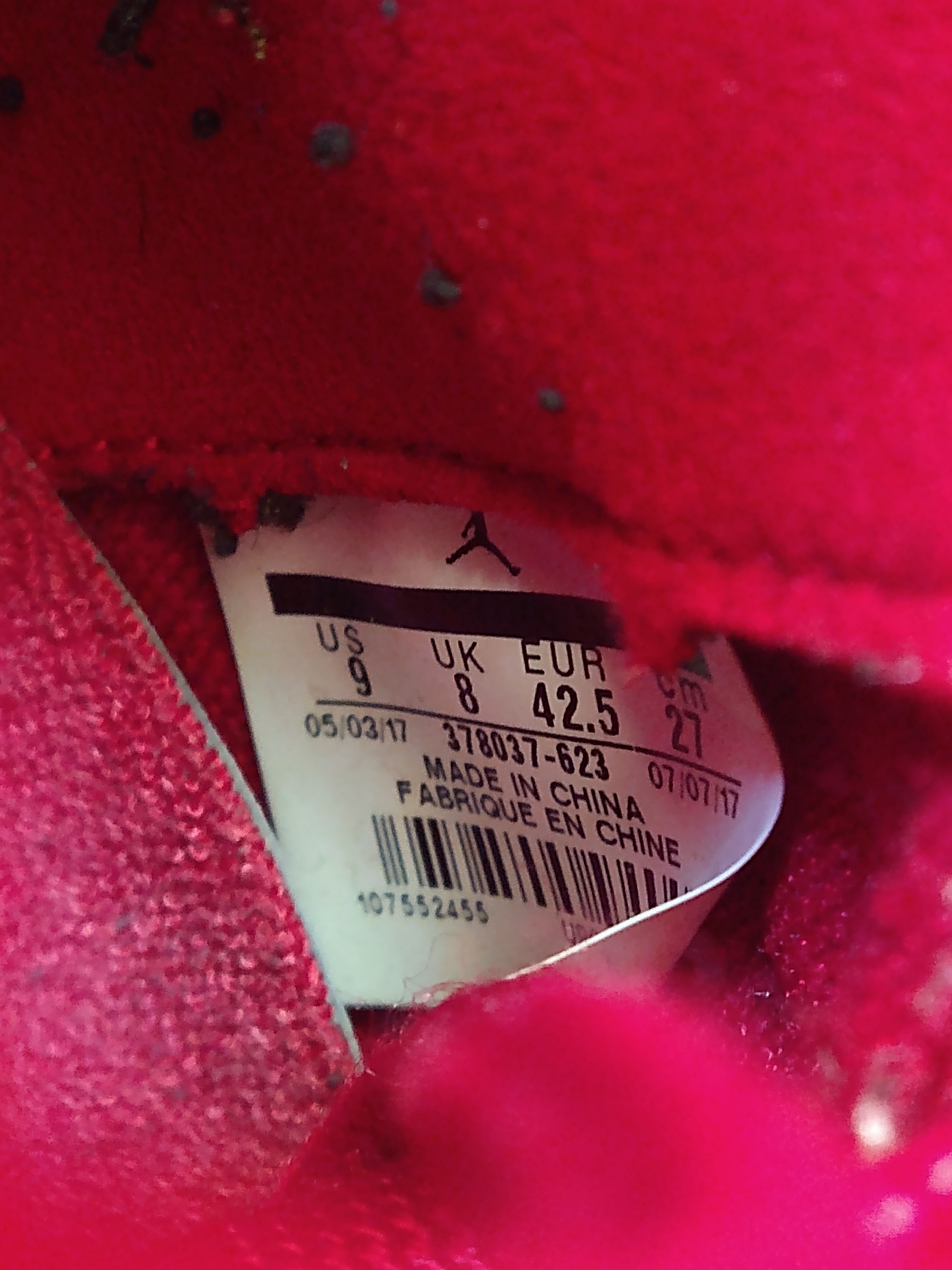 Jordan Brand Nike Air Jordan 11 Retro Win Like 96 Size 9 Red 378037-623 Size US 9 / EU 42 - 13 Thumbnail