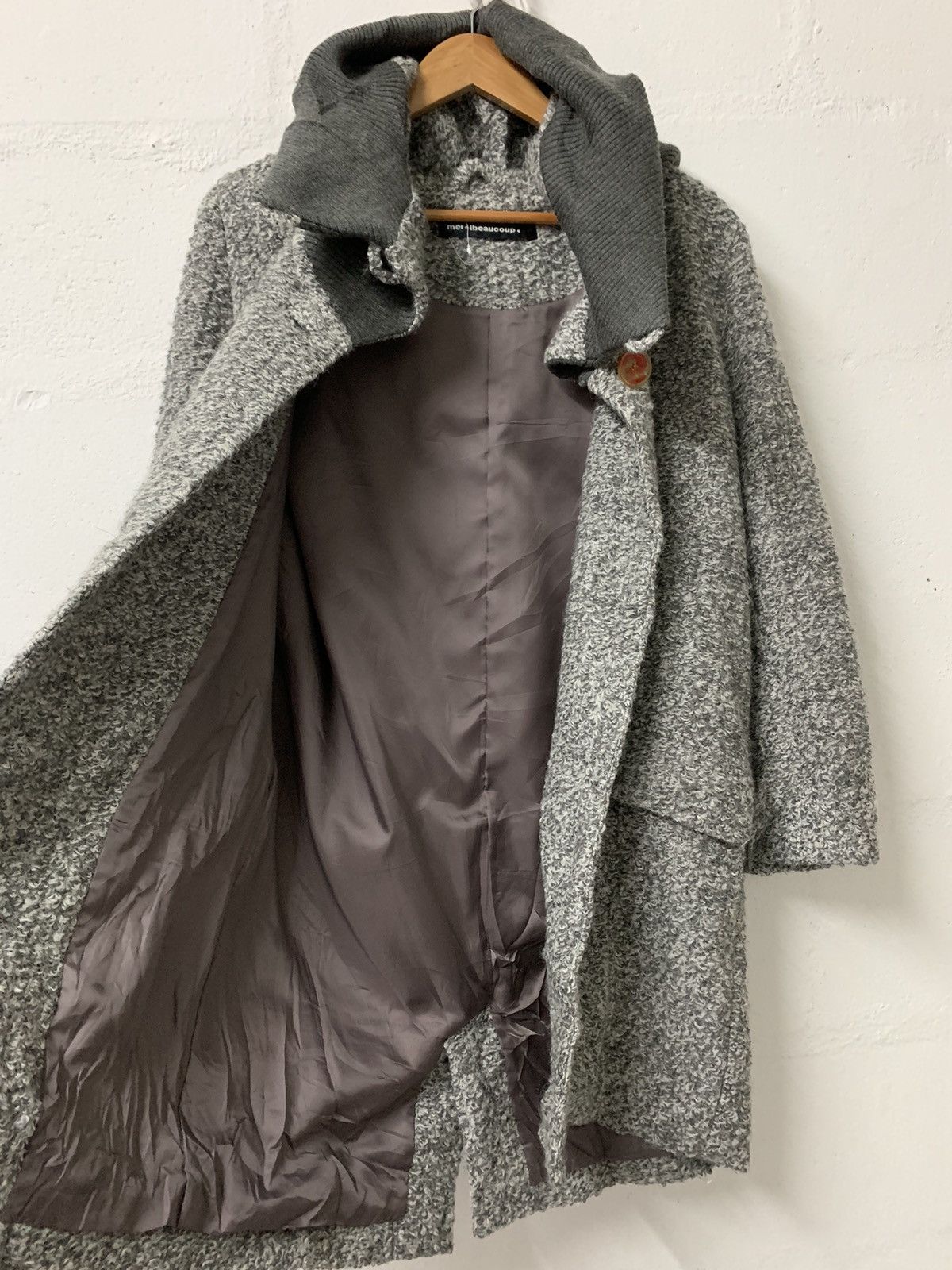 mercibeaucoup Mercibeaucoup issey Miyake button hooded jacket long Size L / US 10 / IT 46 - 5 Thumbnail