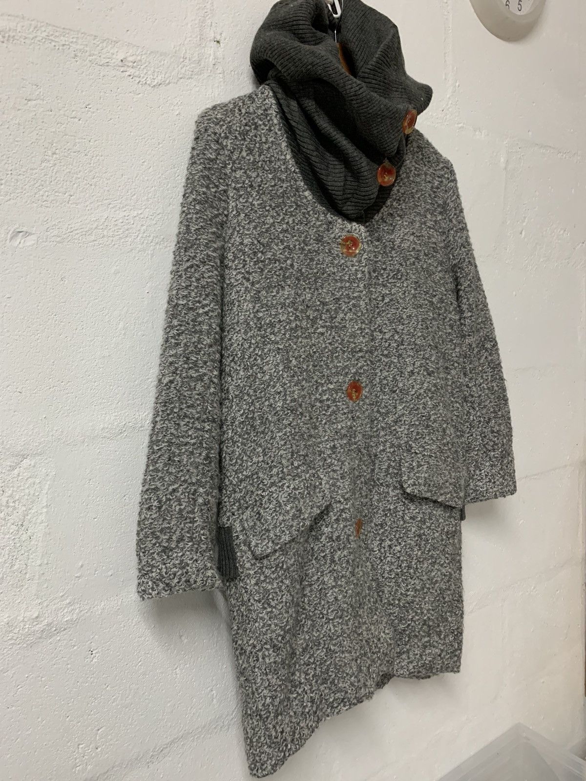 mercibeaucoup Mercibeaucoup issey Miyake button hooded jacket long Size L / US 10 / IT 46 - 3 Thumbnail