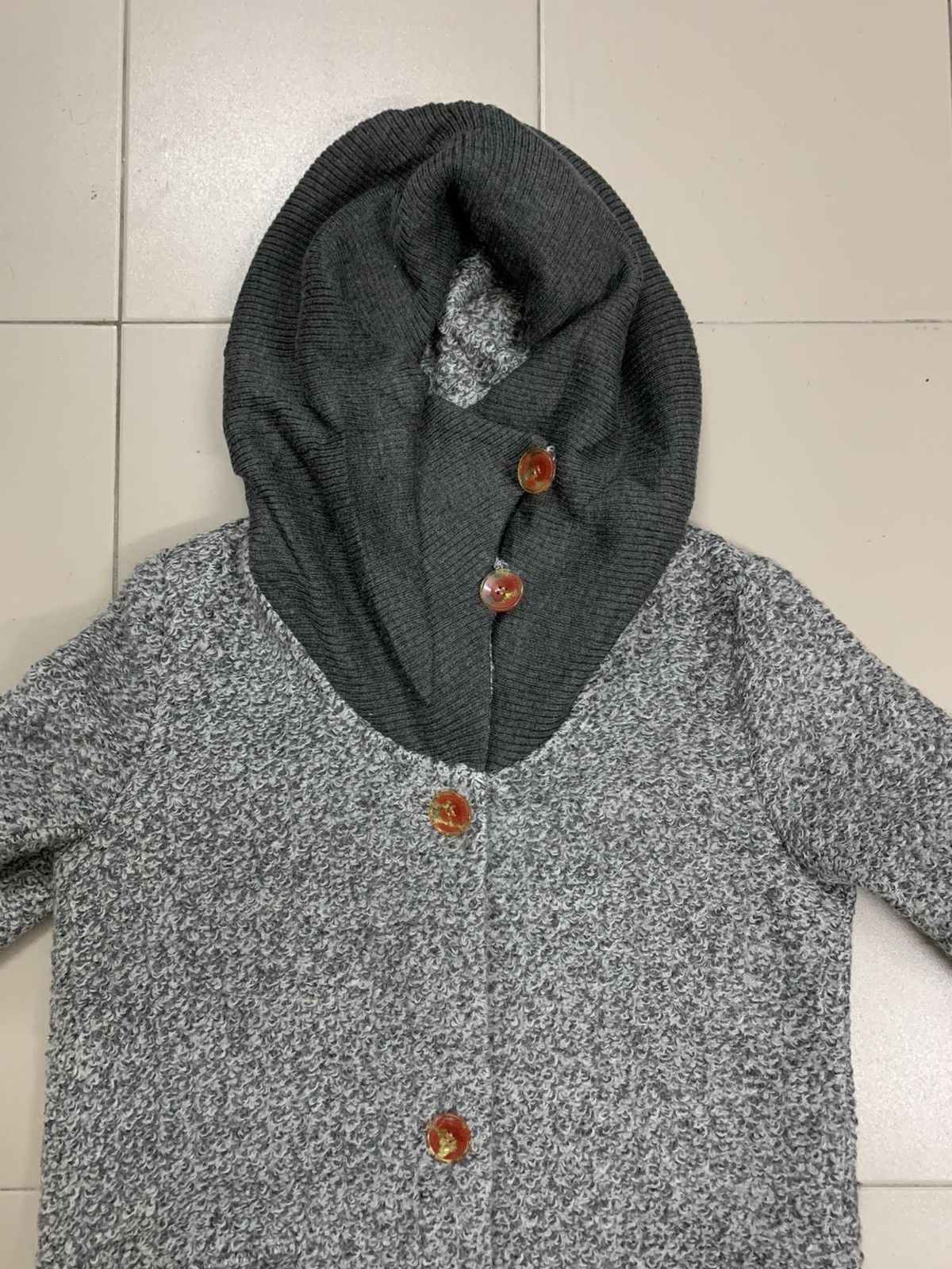 mercibeaucoup Mercibeaucoup issey Miyake button hooded jacket long Size L / US 10 / IT 46 - 8 Thumbnail