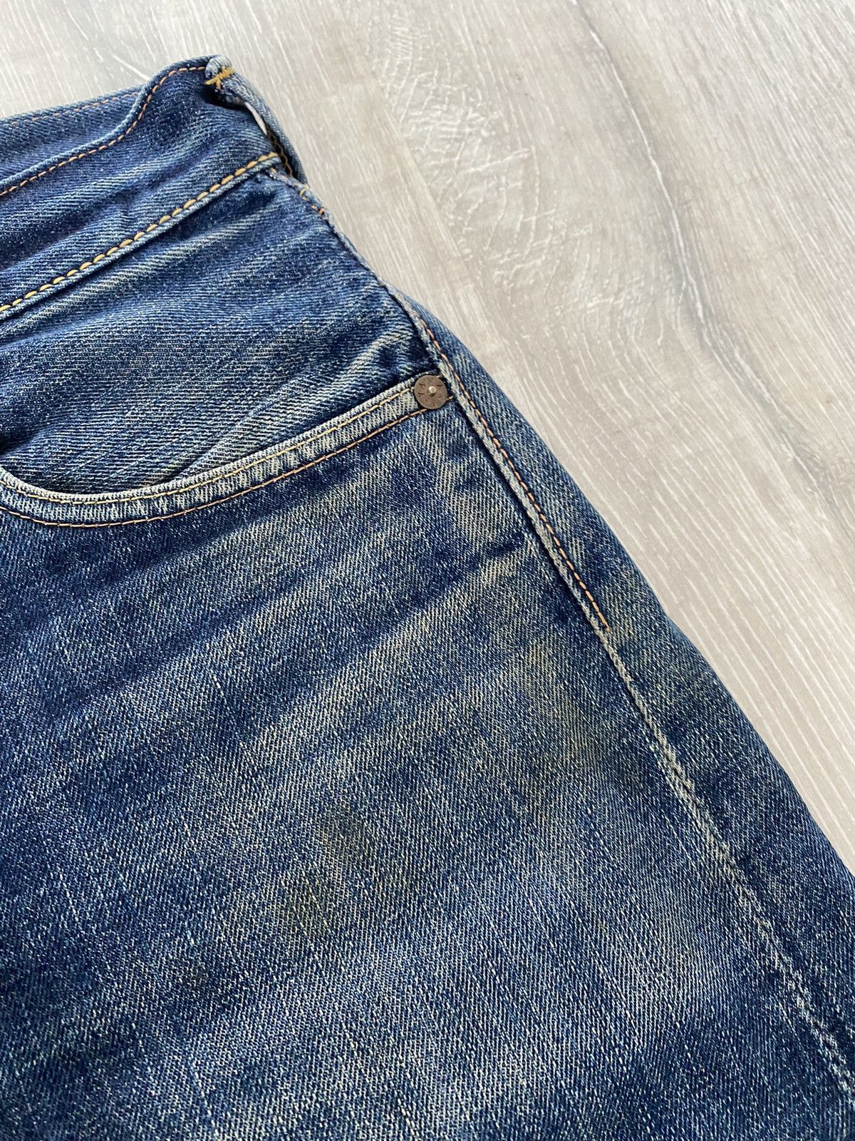 Evisu Evisu jeans vintage navy white seagull selvedge Yamane Japan Size US 32 / EU 48 - 12 Thumbnail