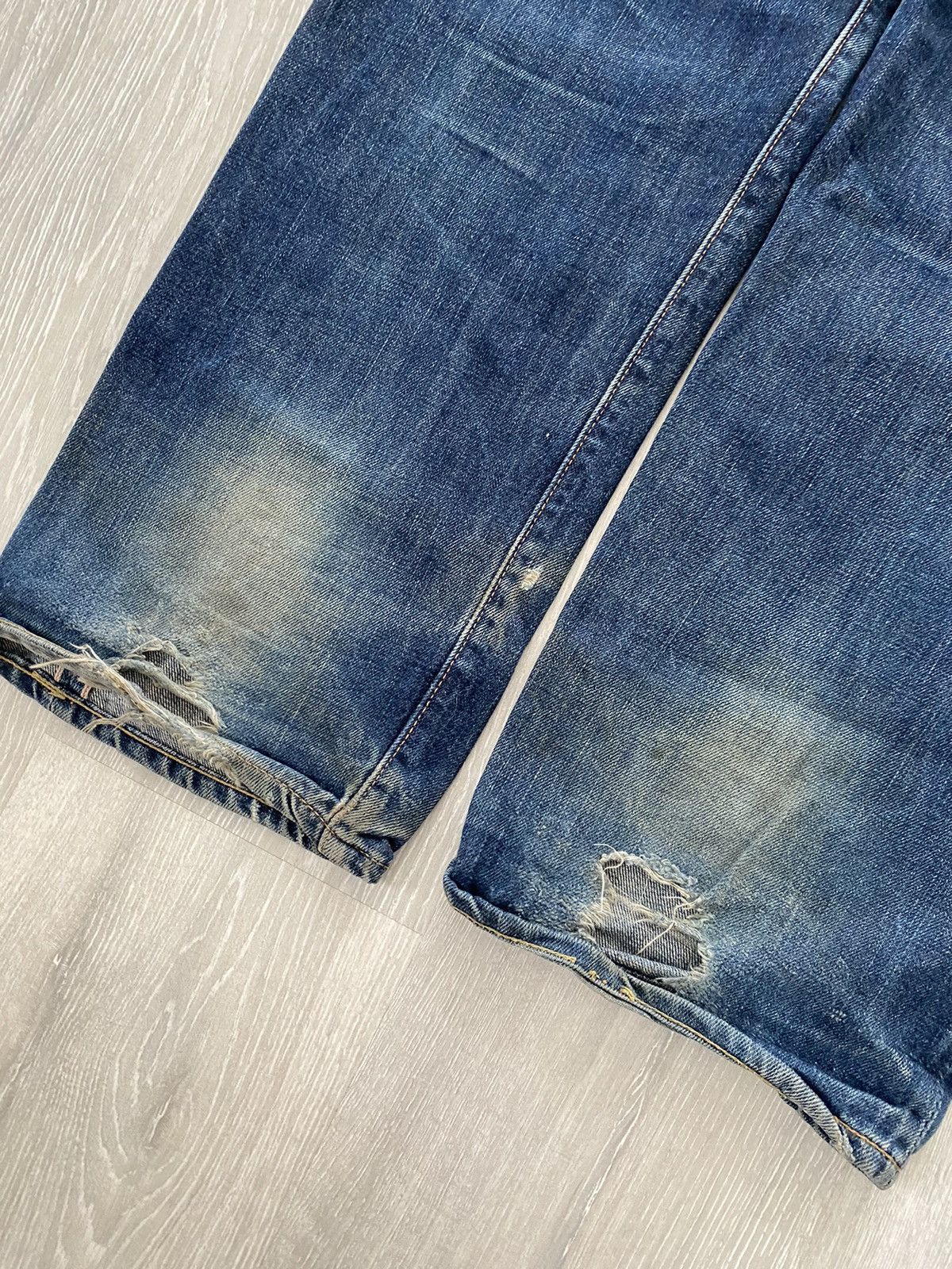 Evisu Evisu jeans vintage navy white seagull selvedge Yamane Japan Size US 32 / EU 48 - 5 Thumbnail