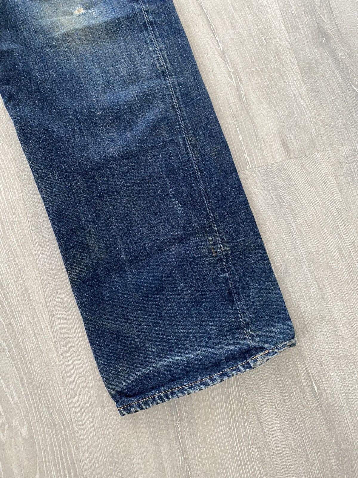 Evisu Evisu jeans vintage navy white seagull selvedge Yamane Japan Size US 32 / EU 48 - 11 Thumbnail