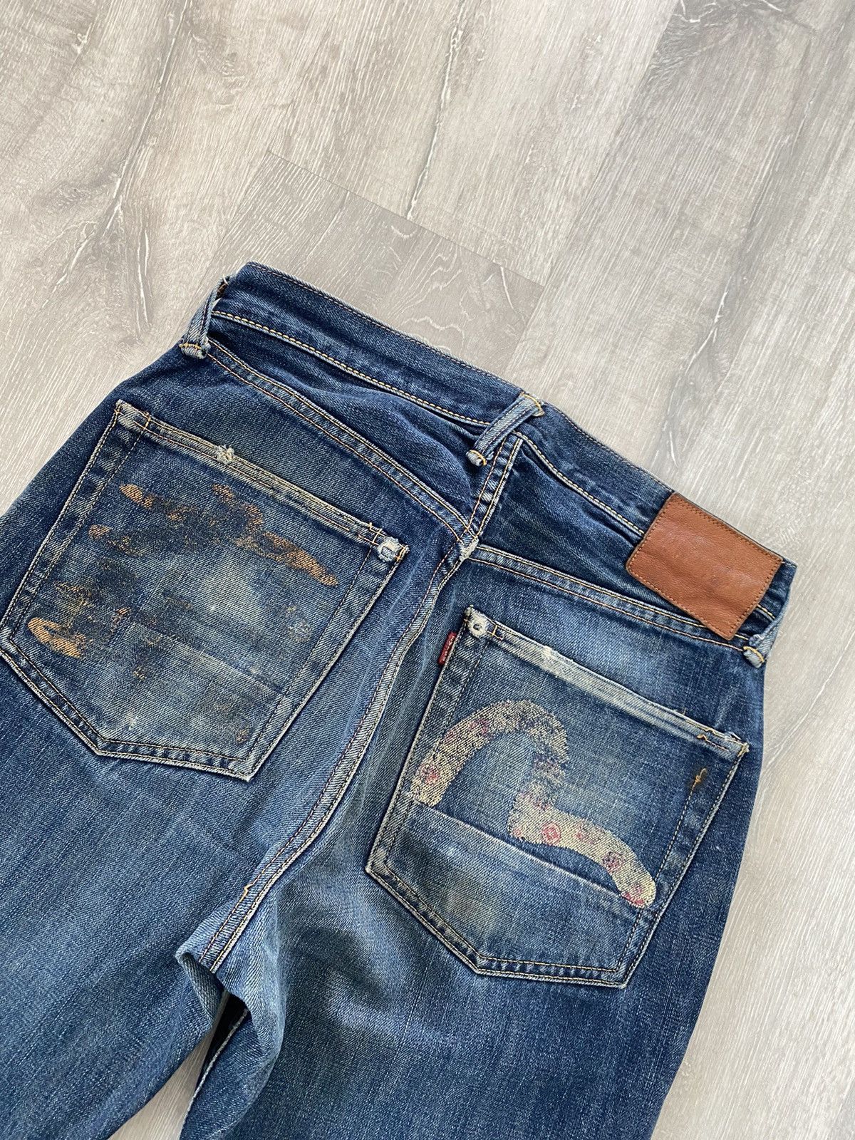 Evisu Evisu jeans vintage navy white seagull selvedge Yamane Japan Size US 32 / EU 48 - 2 Thumbnail