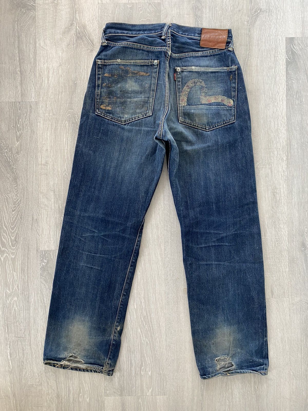 Evisu Evisu jeans vintage navy white seagull selvedge Yamane Japan Size US 32 / EU 48 - 1 Thumbnail
