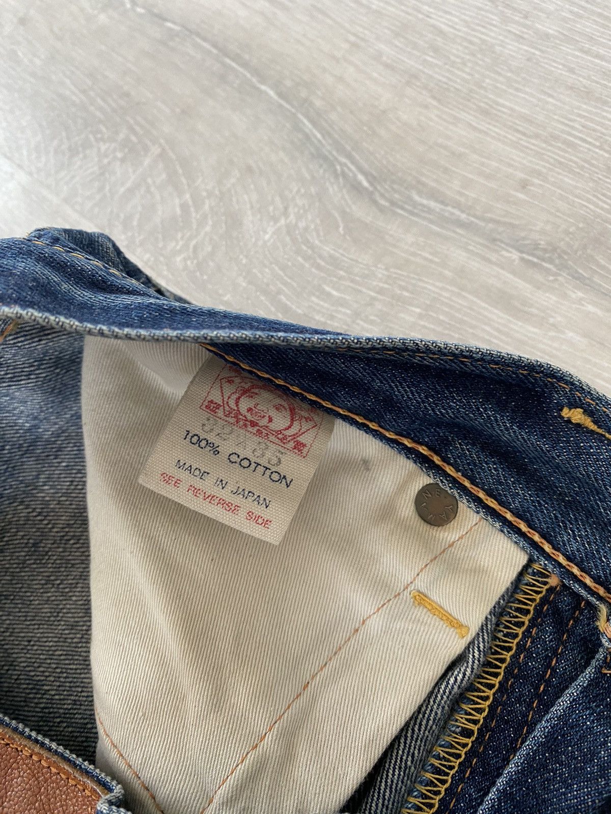 Evisu Evisu jeans vintage navy white seagull selvedge Yamane Japan Size US 32 / EU 48 - 13 Thumbnail