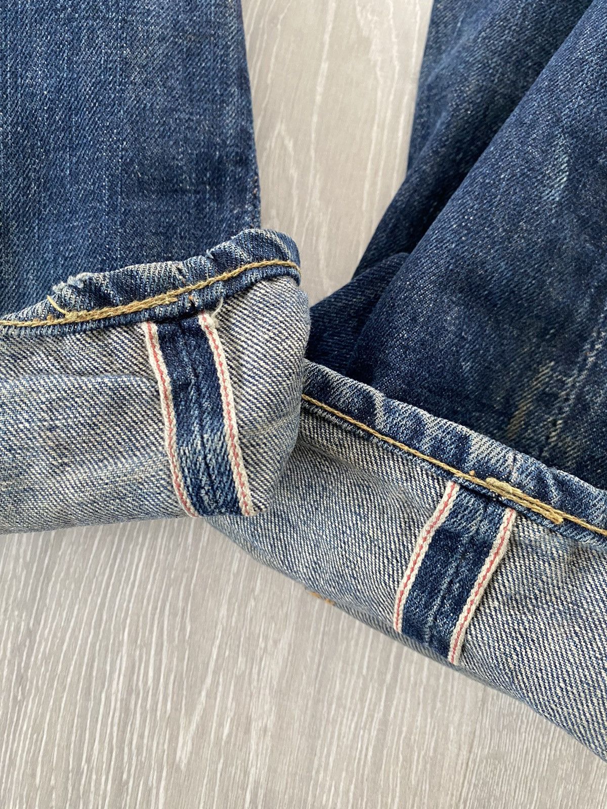 Evisu Evisu jeans vintage navy white seagull selvedge Yamane Japan Size US 32 / EU 48 - 14 Thumbnail