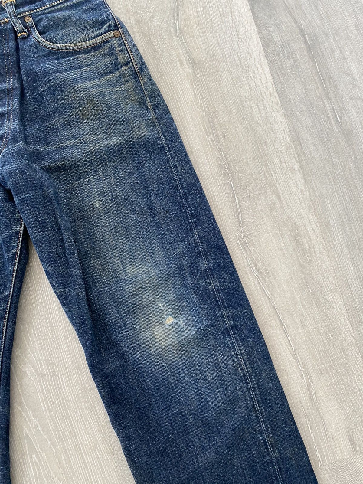 Evisu Evisu jeans vintage navy white seagull selvedge Yamane Japan Size US 32 / EU 48 - 9 Thumbnail
