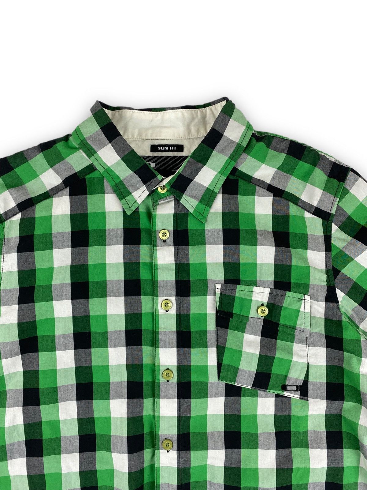 Oakley Vintage Oakley Button Up Shirt Short Sleeve Size L Size US L / EU 52-54 / 3 - 3 Thumbnail