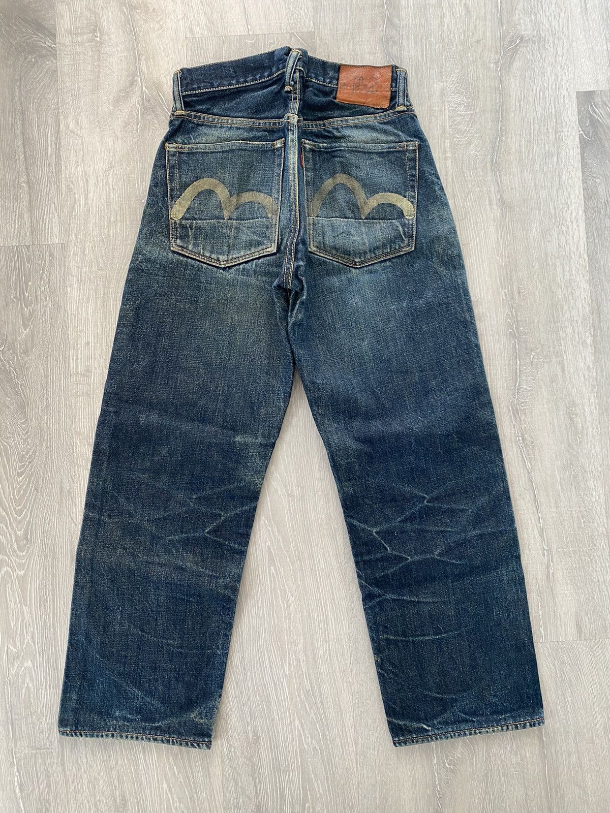 image of Evisu Jeans Vintage Navy White Seagull Selvedge Yamane Japan, Men's (Size 29)