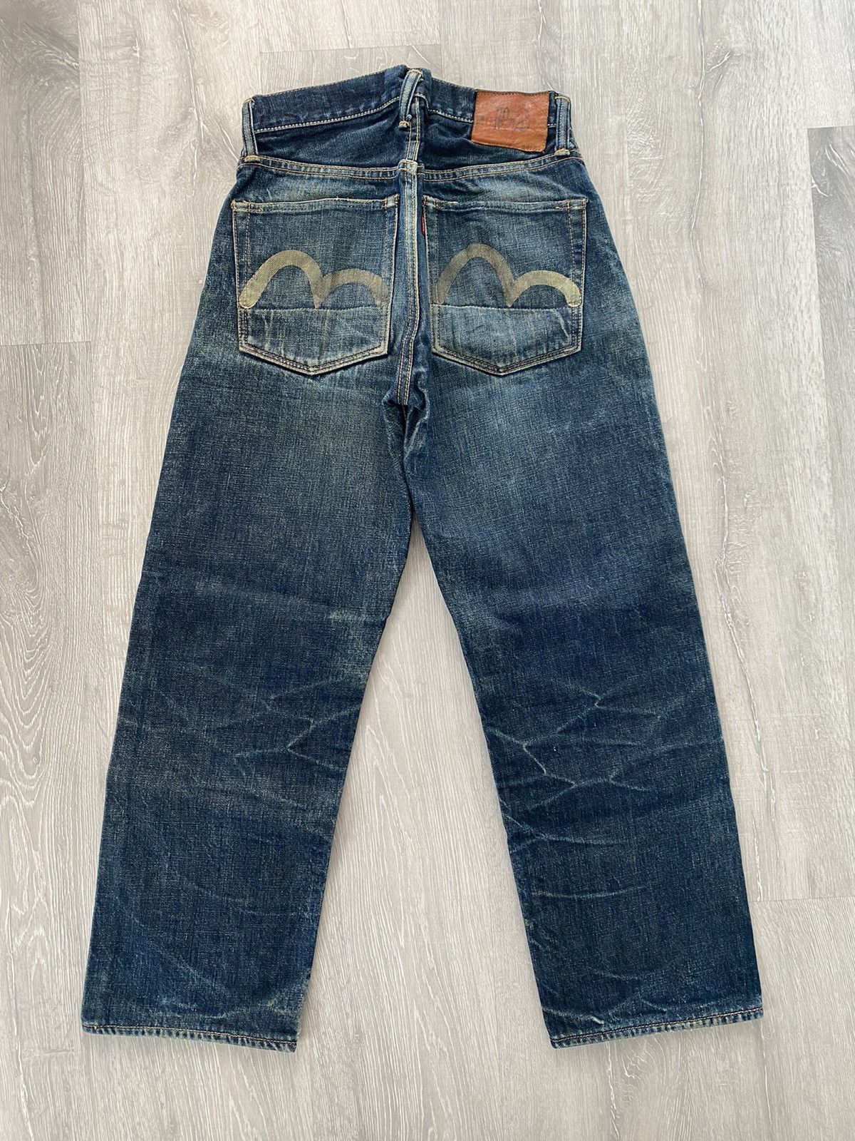 Pre-owned Evisu X Vintage Evisu Jeans Vintage Navy White Seagull Selvedge Yamane Japan