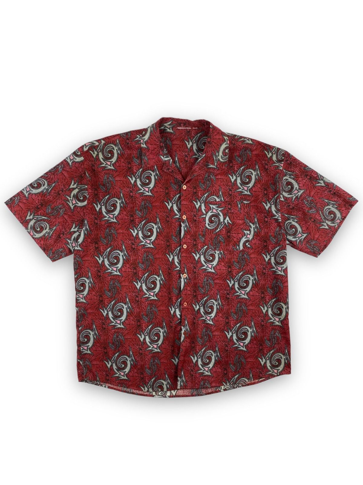Japanese Brand Mens Hawaiian Crazy Shirt Ninety Size XL Size US XL / EU 56 / 4 - 2 Thumbnail