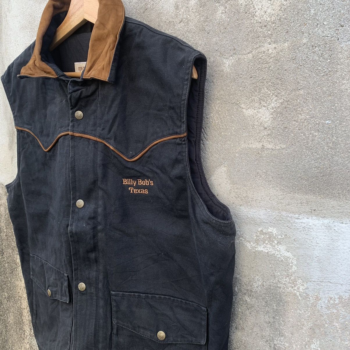 Vintage × Western Rise Vintage Billy Bob’s Texas Western Button Ups Vest Size US XL / EU 56 / 4 - 7 Thumbnail
