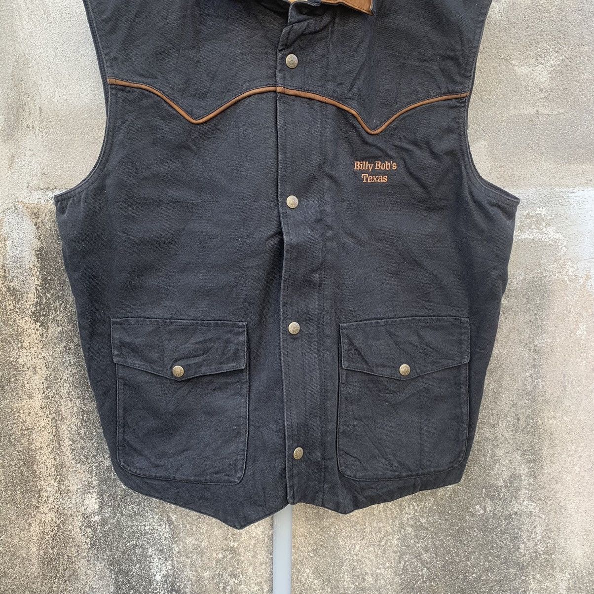 Vintage × Western Rise Vintage Billy Bob’s Texas Western Button Ups Vest Size US XL / EU 56 / 4 - 3 Thumbnail