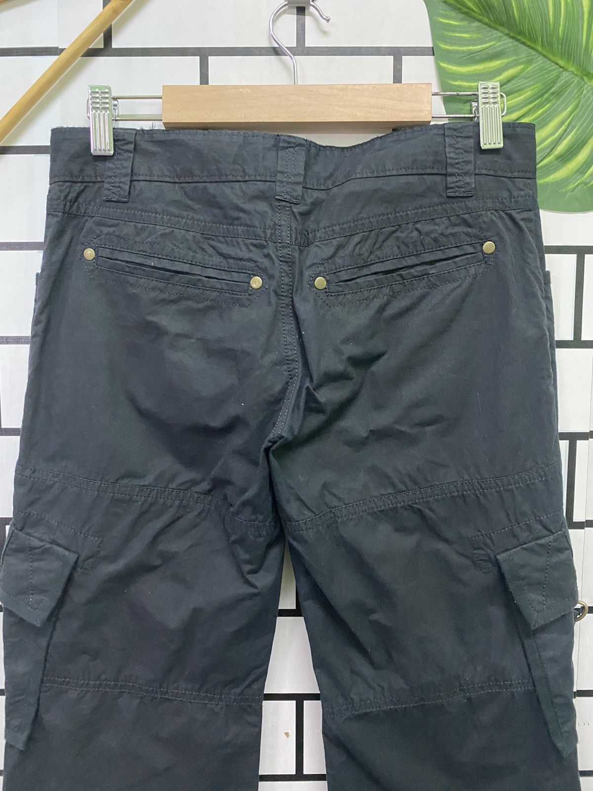 Designer × Japanese Brand Cargo Multipocket Japan MATERIAL GIRL Bootcut Flare Pant Size US 29 - 9 Thumbnail