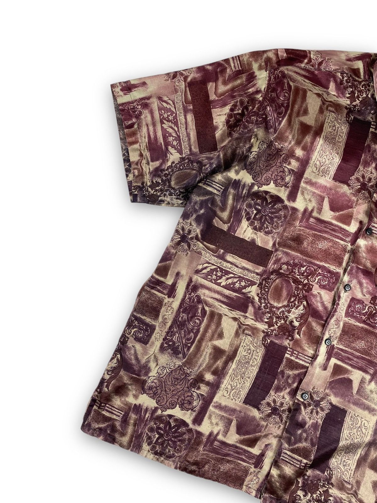 Japanese Brand Mens Crazy Shirt Hawaii Thai Silk Size XXXL Size US XXL / EU 58 / 5 - 4 Thumbnail