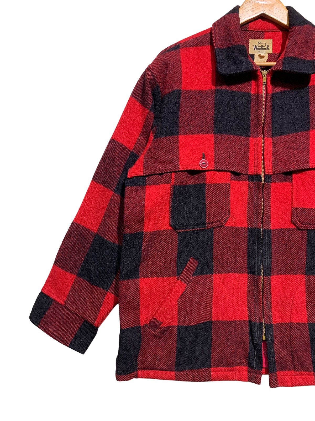 Vintage × Woolrich Woolen Mills 🔥RARE VTG 60S WOOLRICH WOOL MACKINAW JACKETS Size US M / EU 48-50 / 2 - 2 Thumbnail