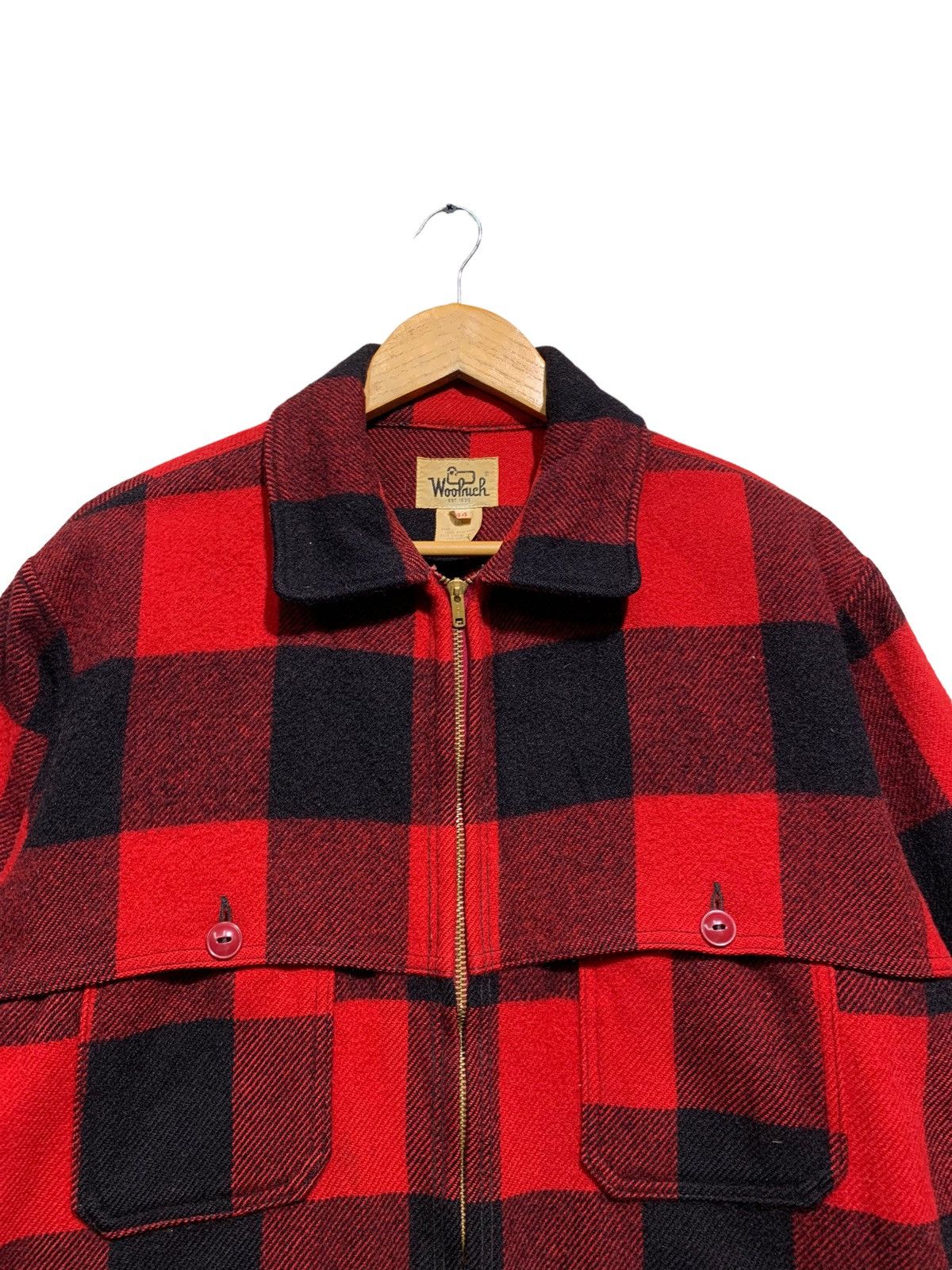 Vintage × Woolrich Woolen Mills 🔥RARE VTG 60S WOOLRICH WOOL MACKINAW JACKETS Size US M / EU 48-50 / 2 - 4 Thumbnail